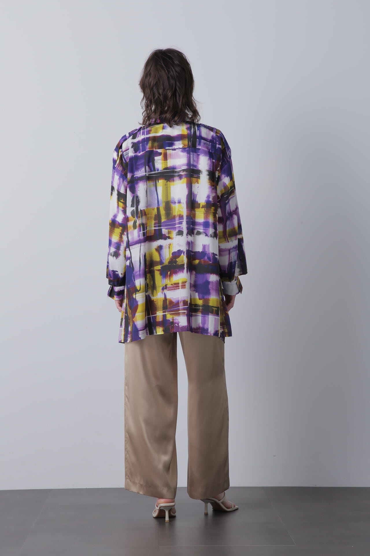 【TV着用】Art Check Print Shirts
