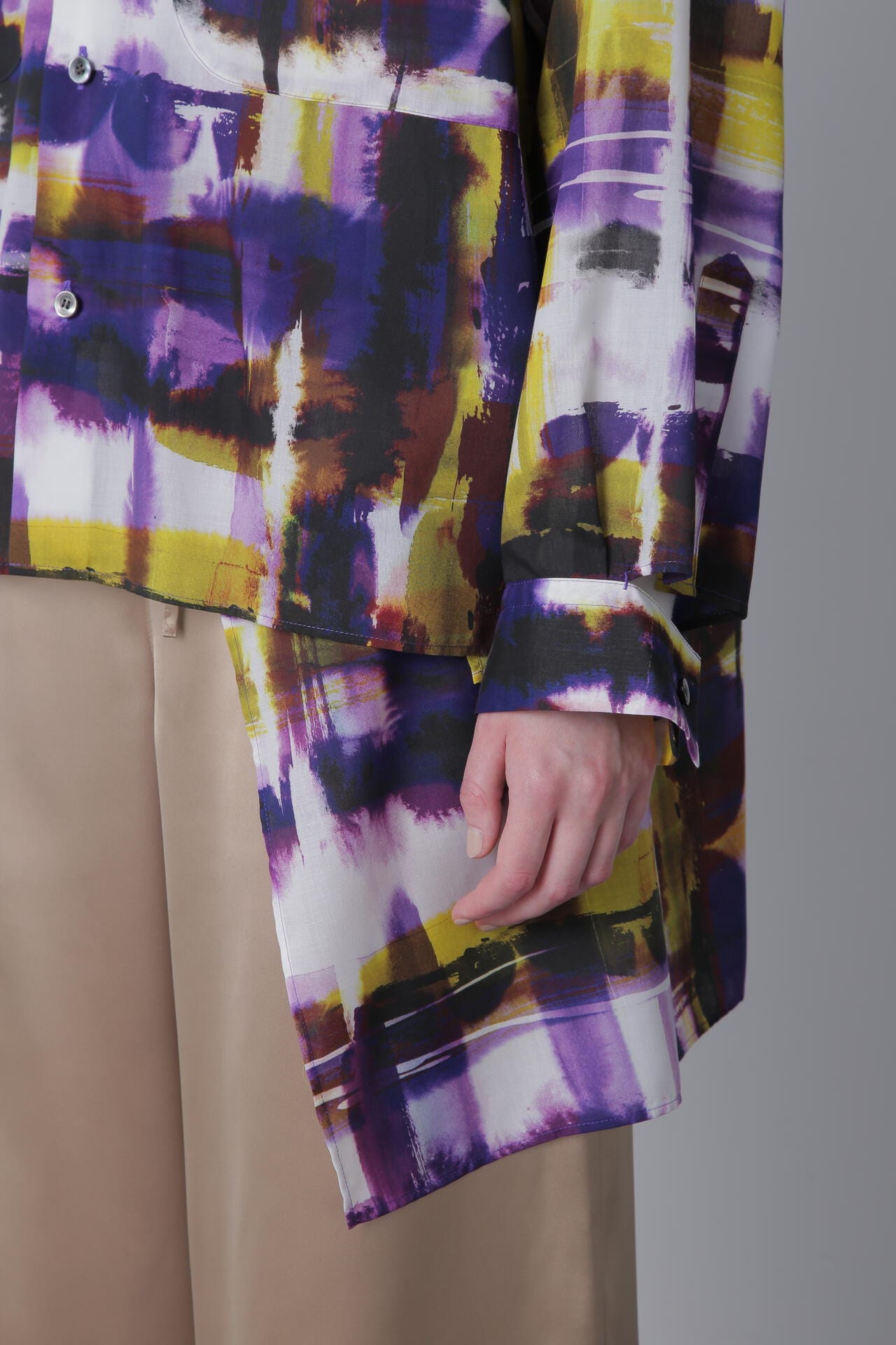 【TV着用】Art Check Print Shirts