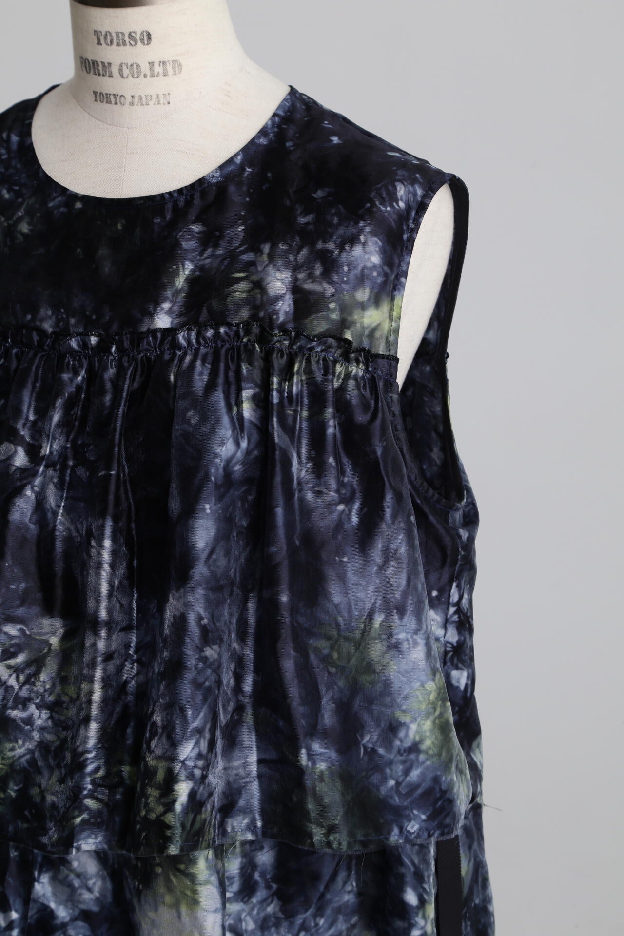 【TV着用】Gradation Dyed Organdy Blouse