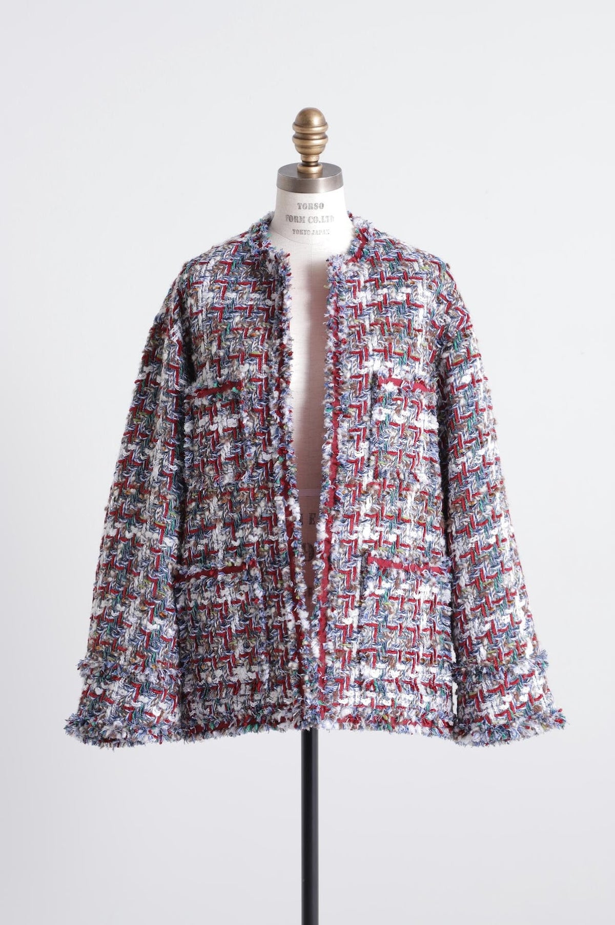 Round No Collar Jacket