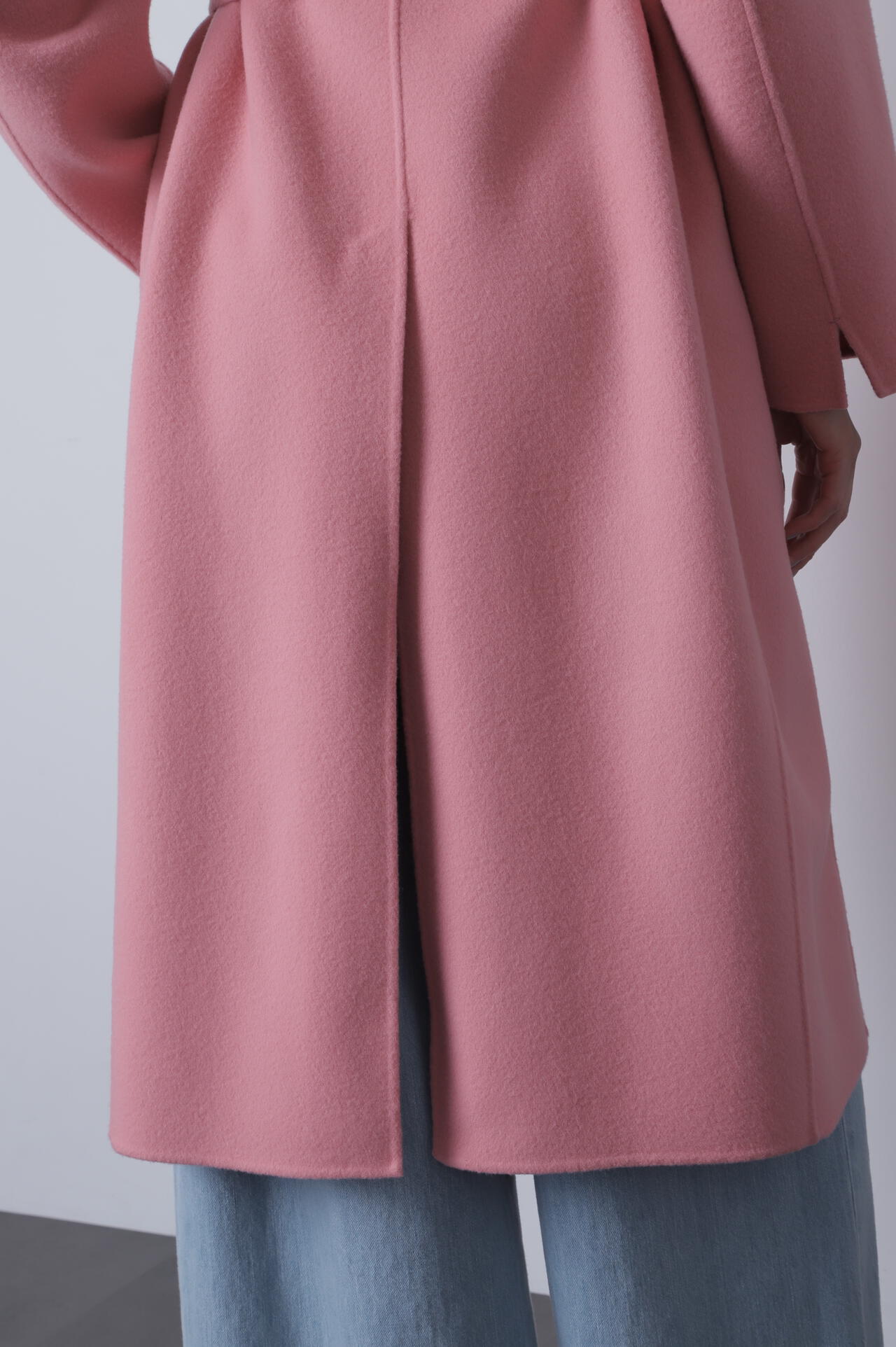 Belted Panel Line Coat