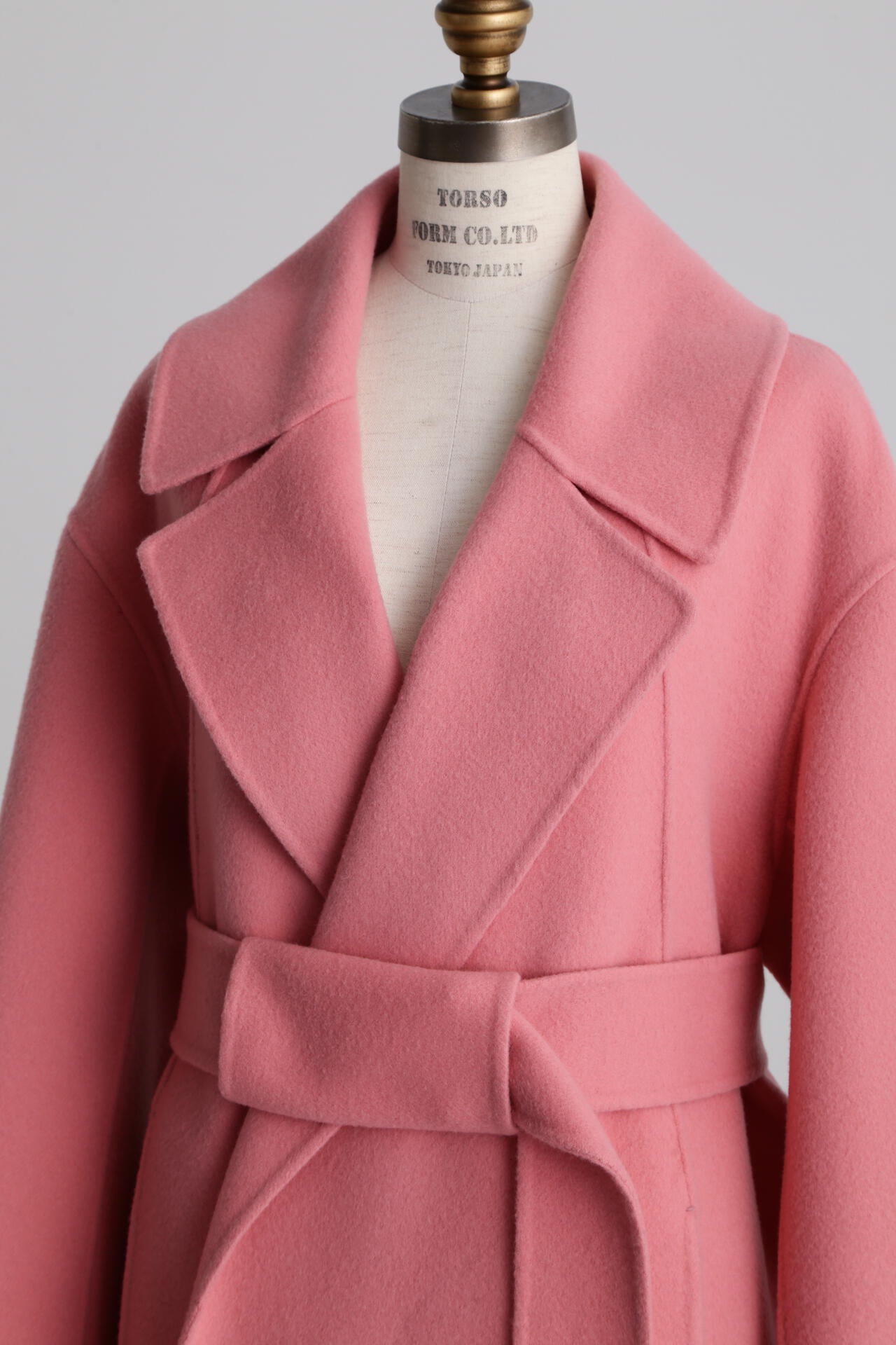 Belted Panel Line Coat