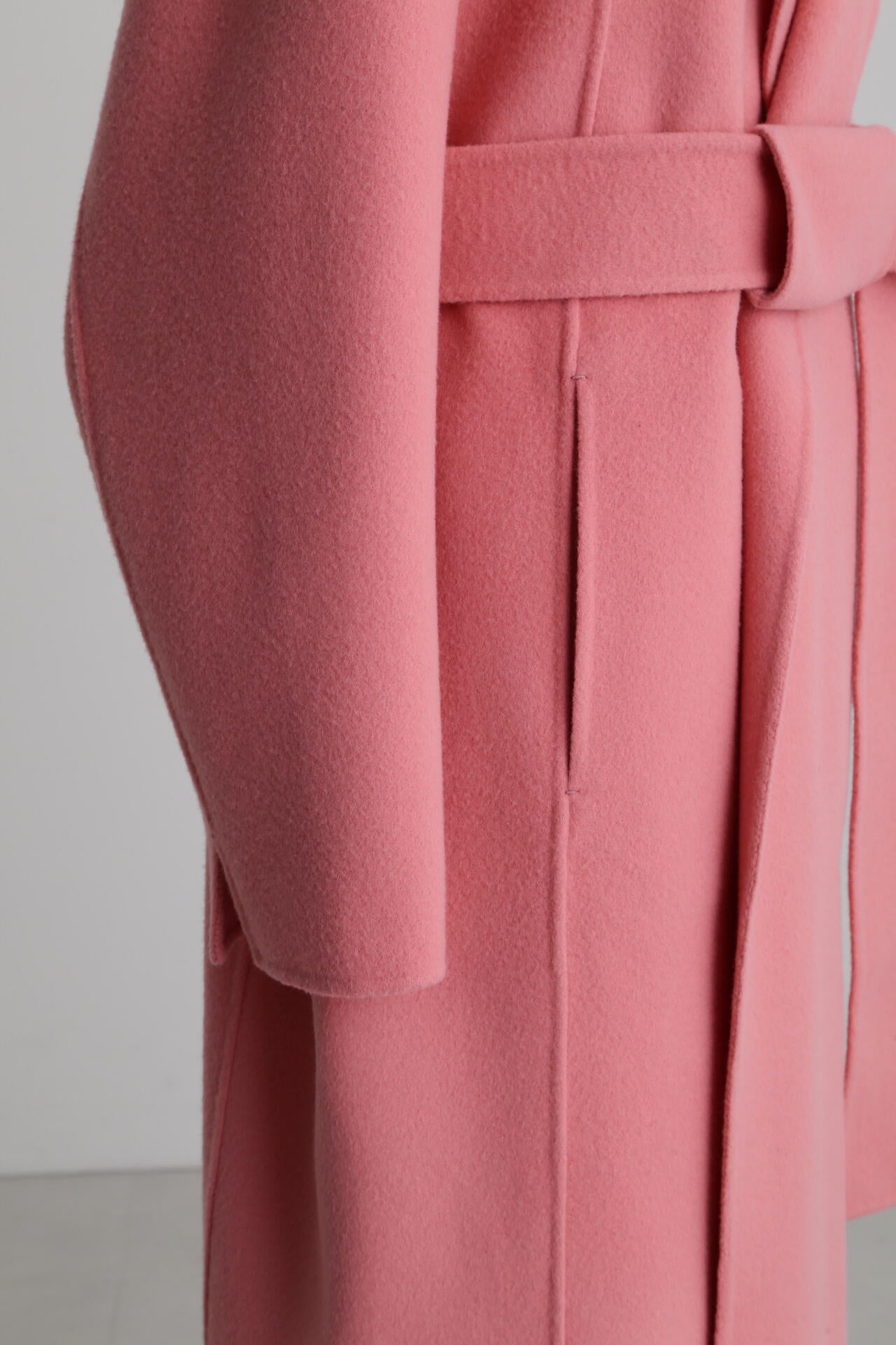 Belted Panel Line Coat