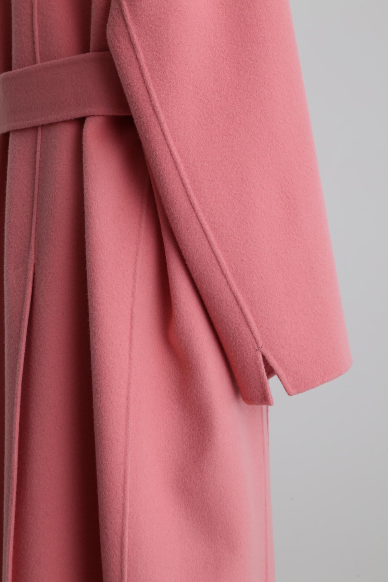 Belted Panel Line Coat