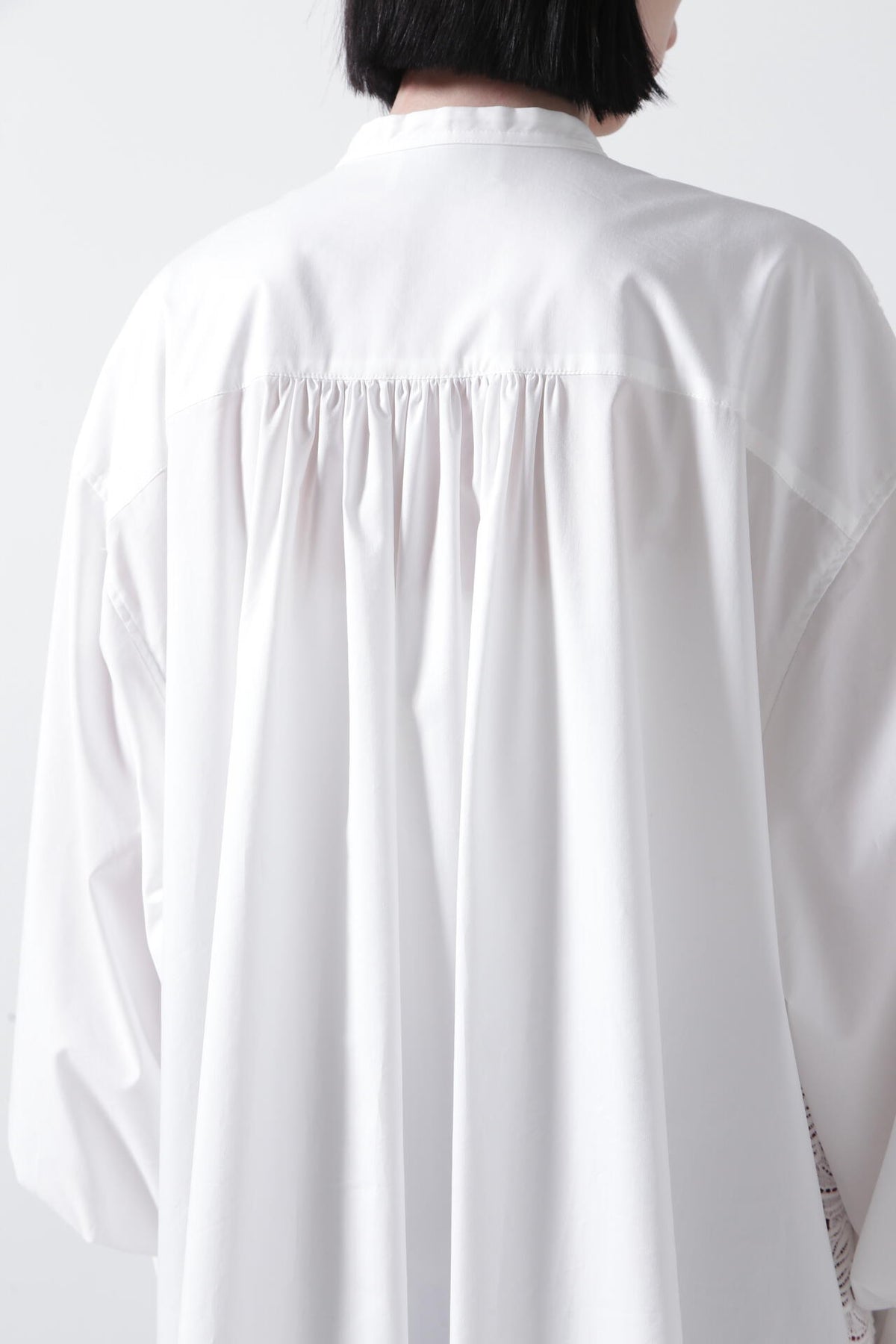 Lace Combi Shirt Dress