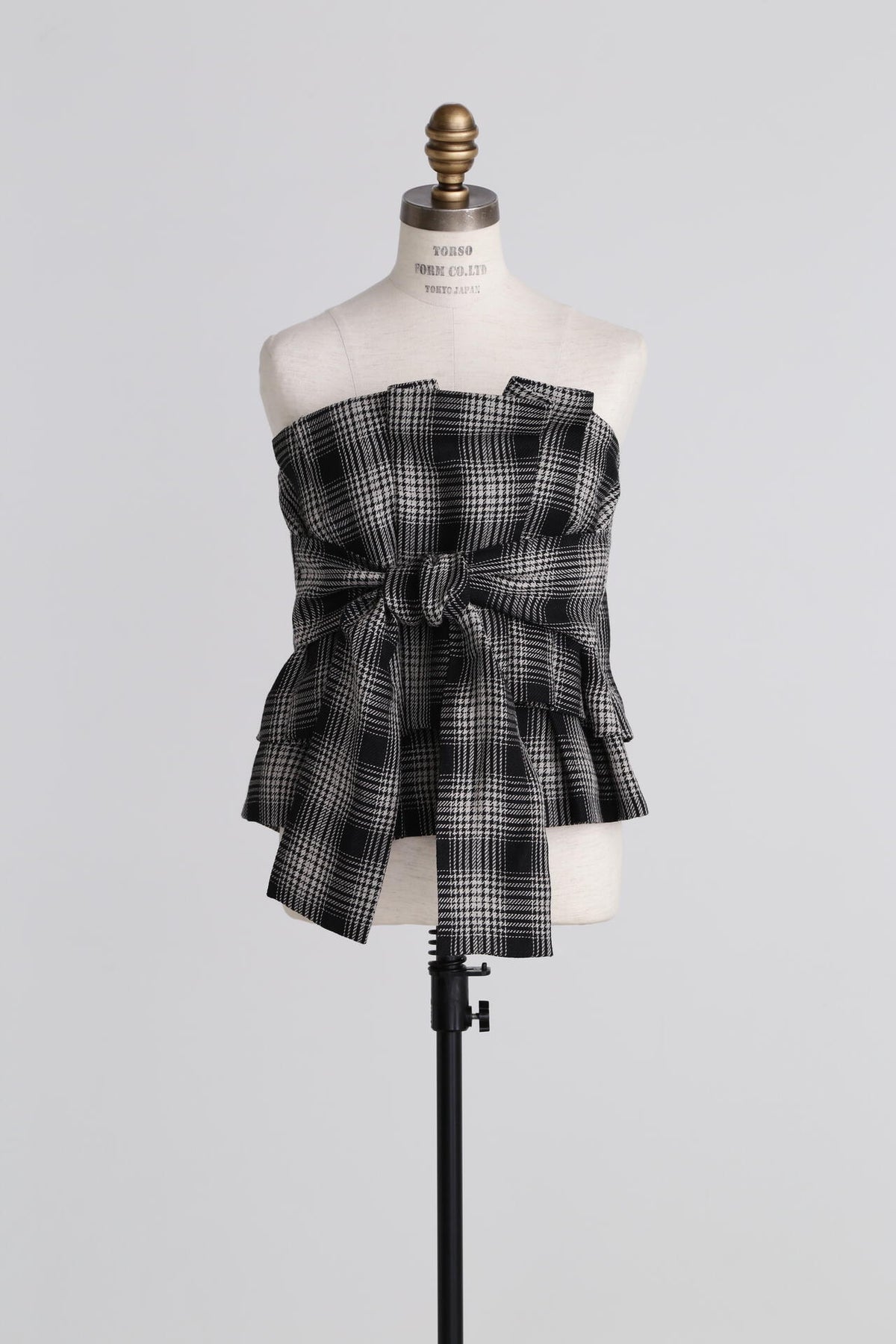 Yarn Dyed Side Zip Bustier