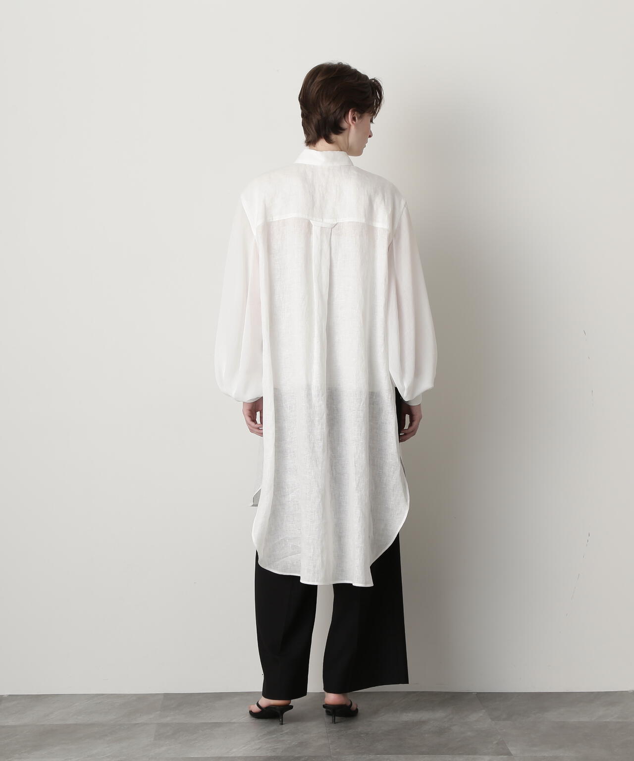 Sheer Combi Long Shirts