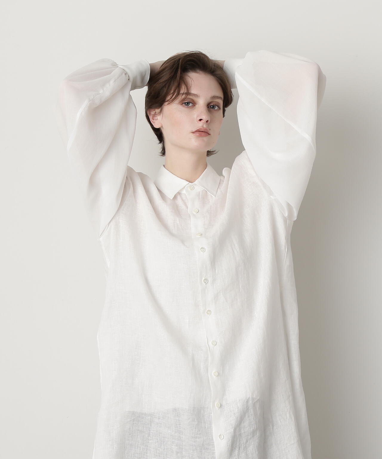Sheer Combi Long Shirts