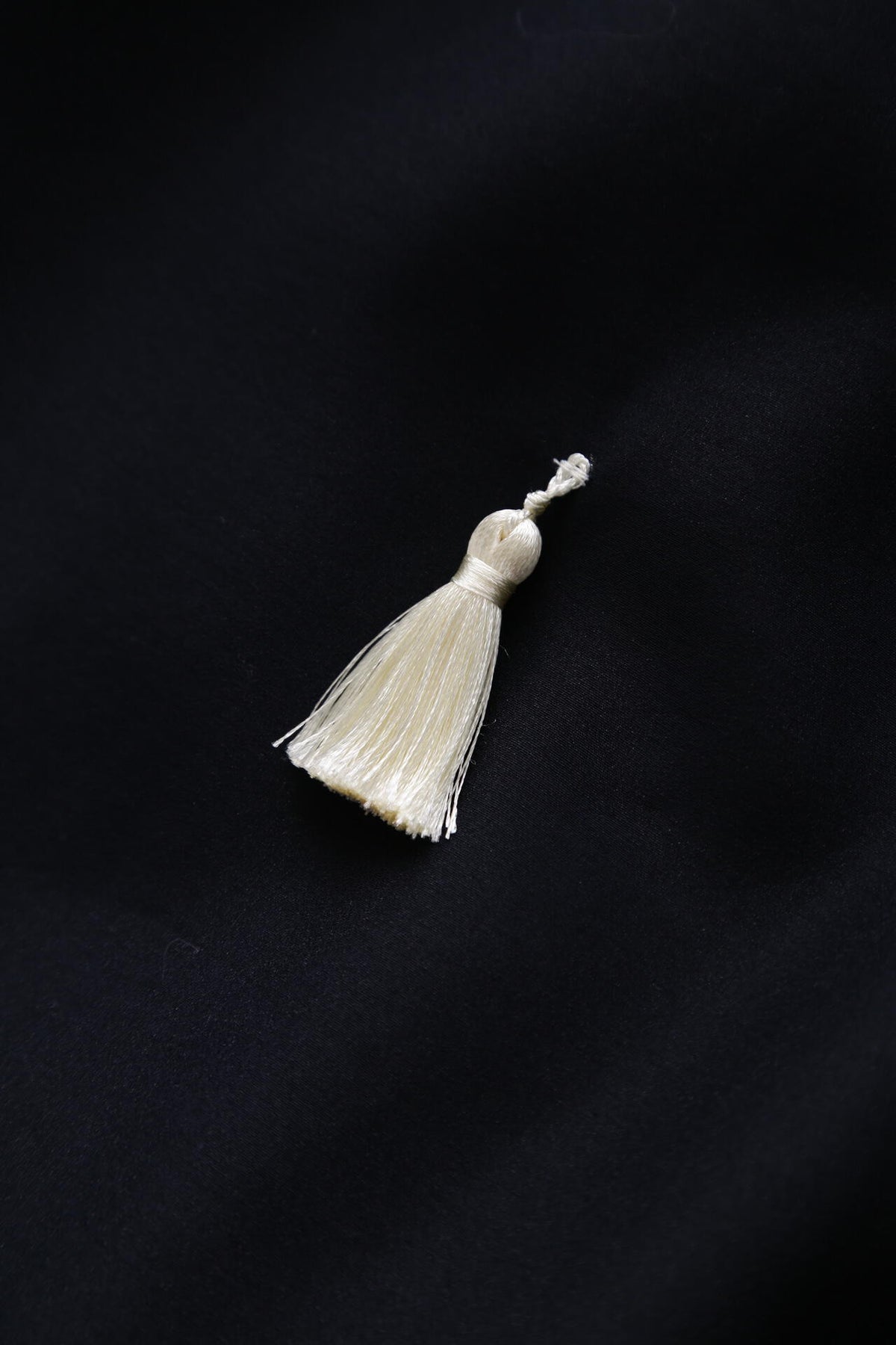 Sheer Organdy Tassel Skirt