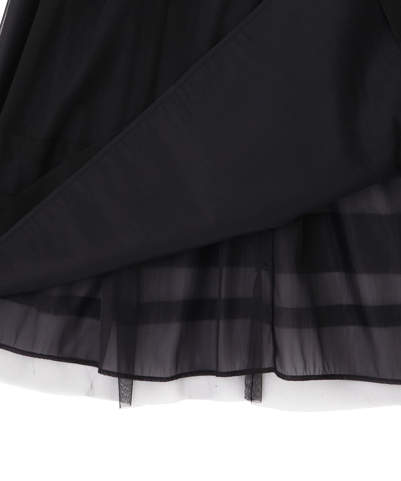 【TV着用】【GISELe 6月号掲載商品】Tulle/Organdy Layered Skirt