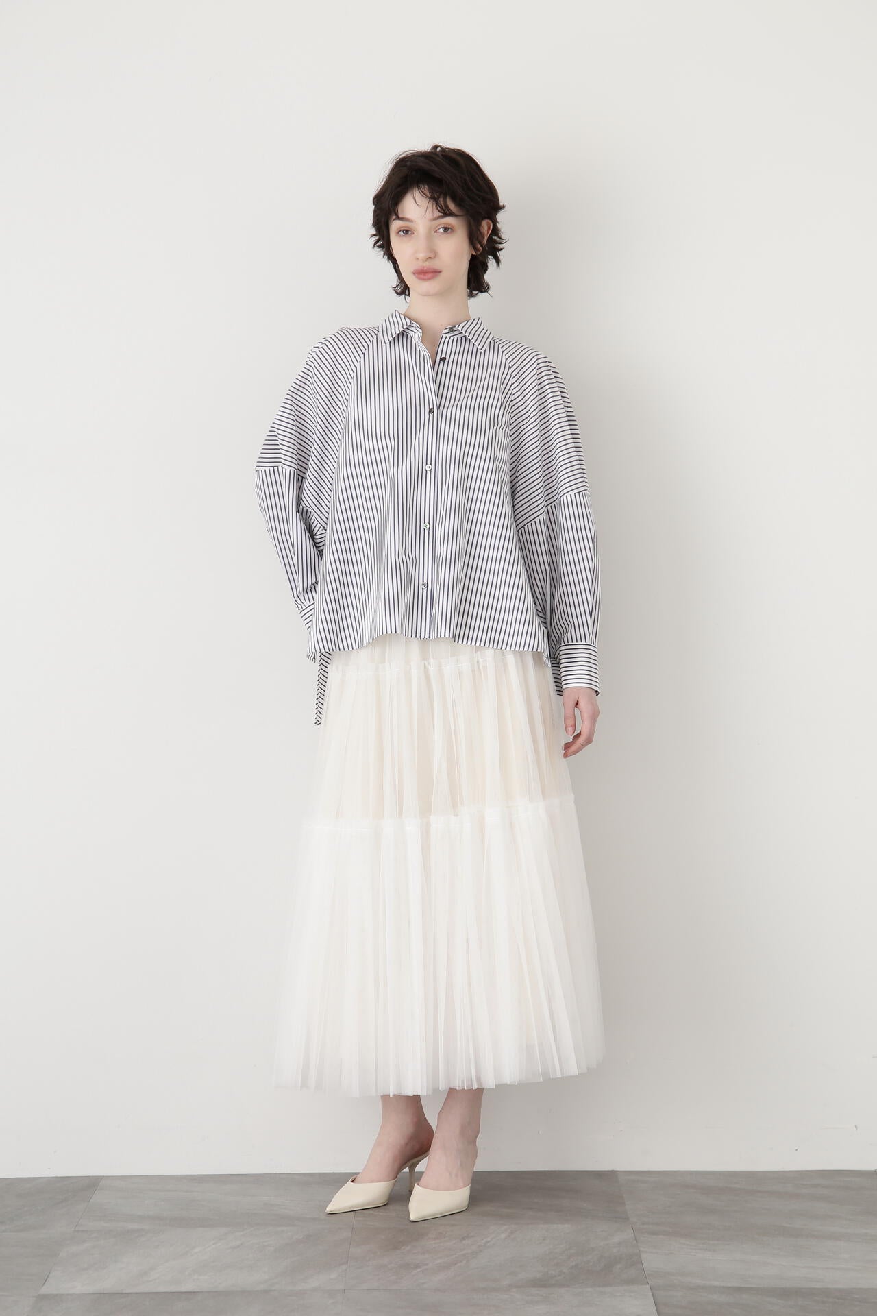 Tulle Pleats Layered