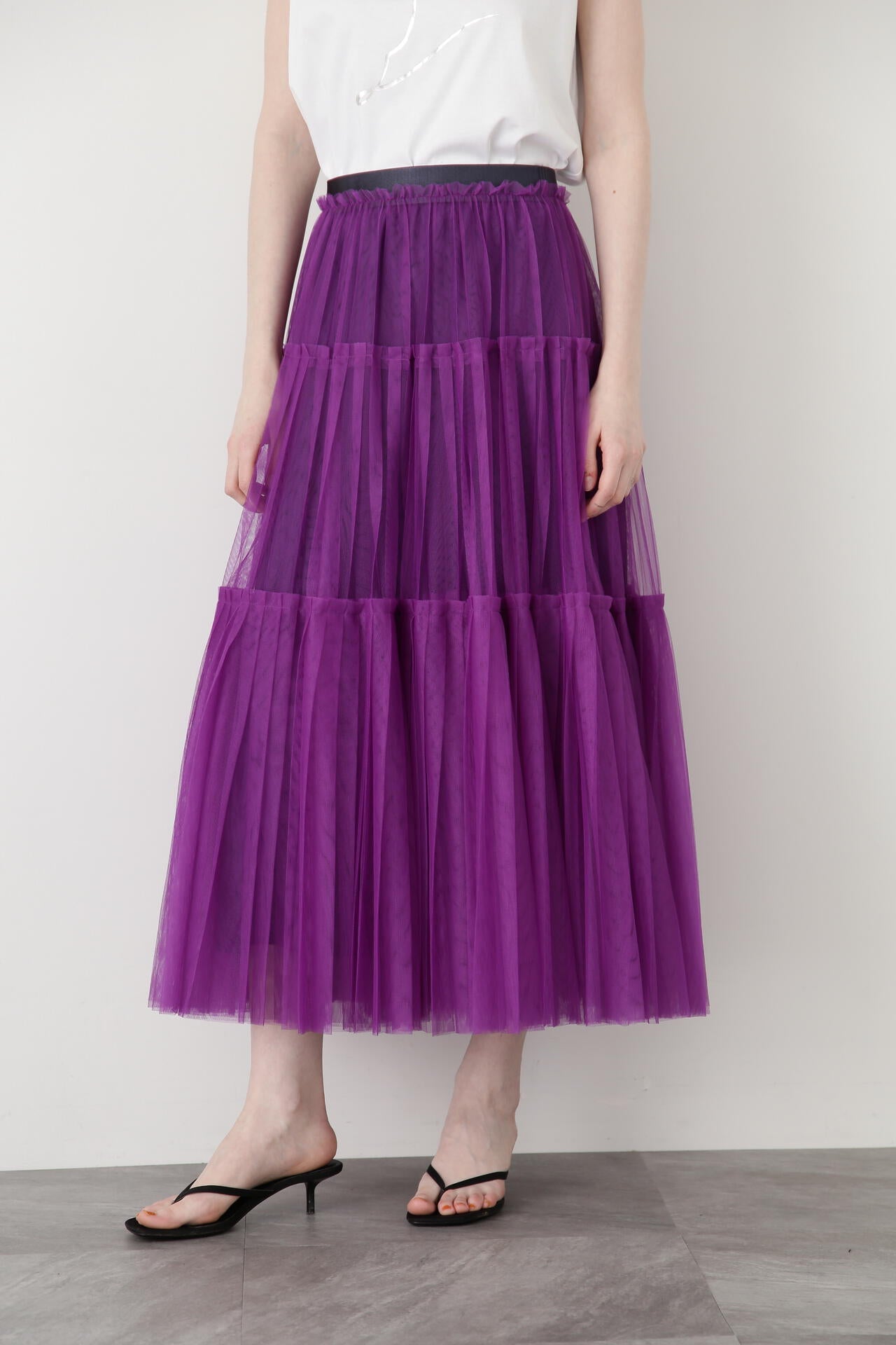 Tulle Pleats Layered