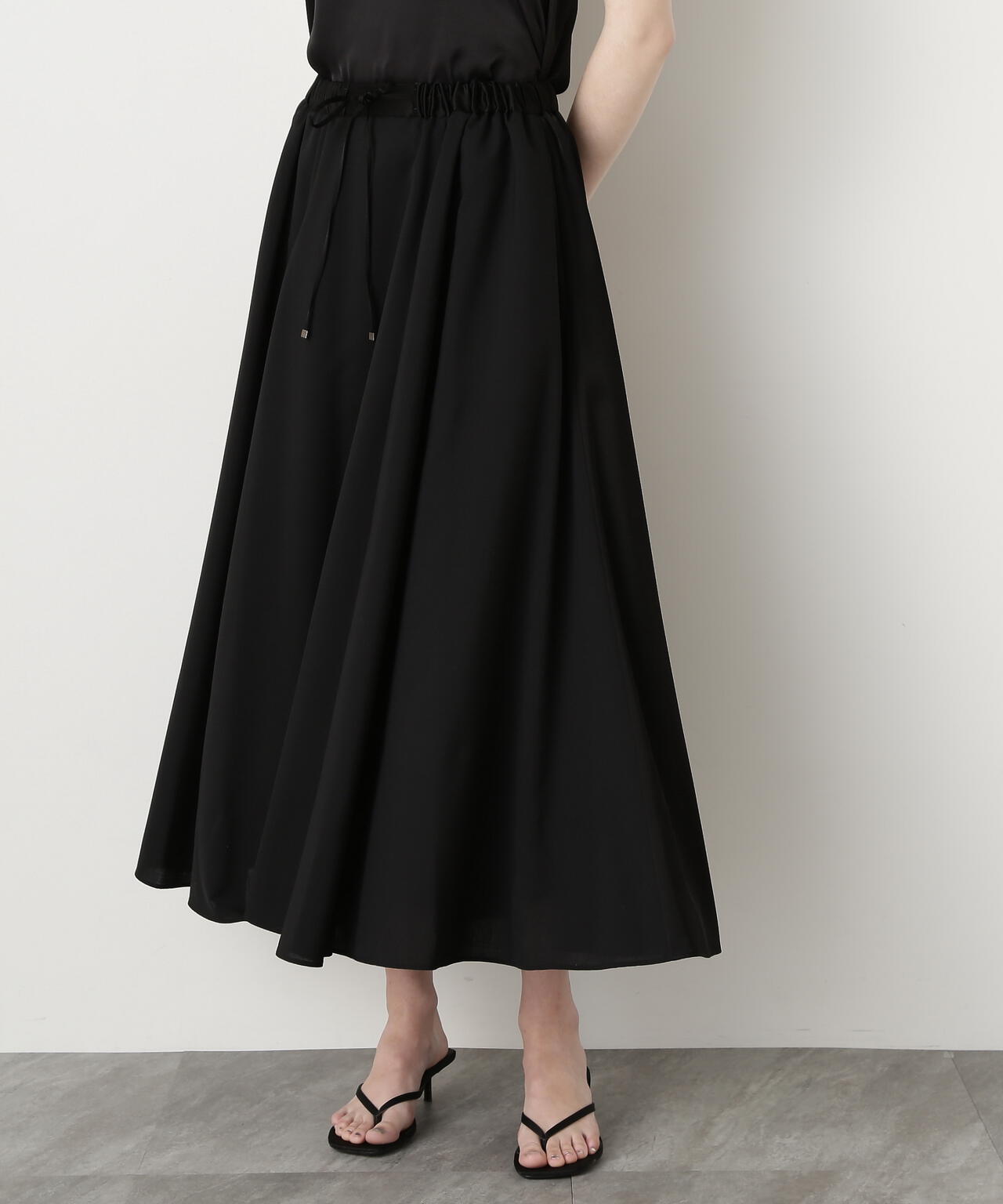 TW/Satin Combination Skirt