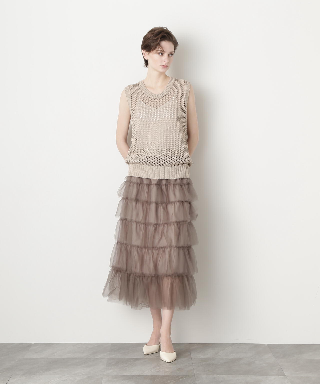 Layered Tulle Skirt