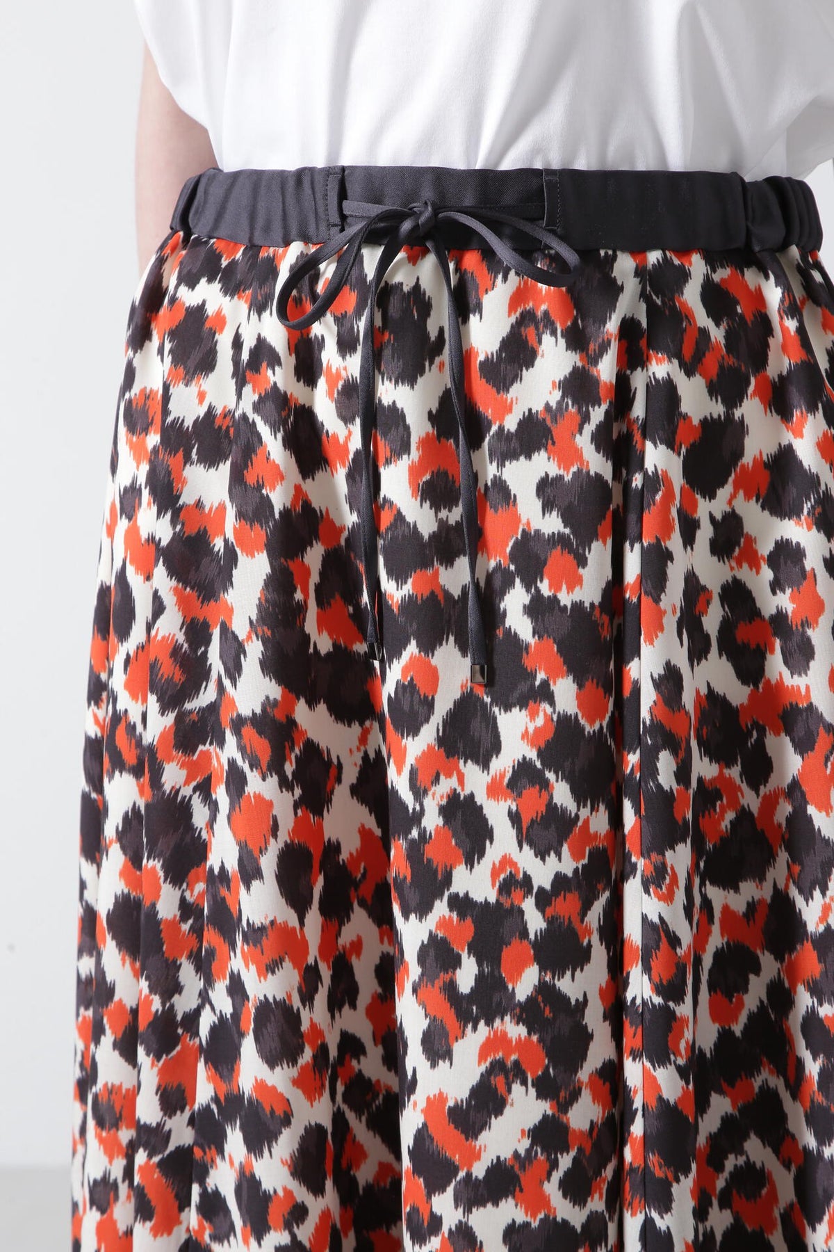 Printed Flare Skirt