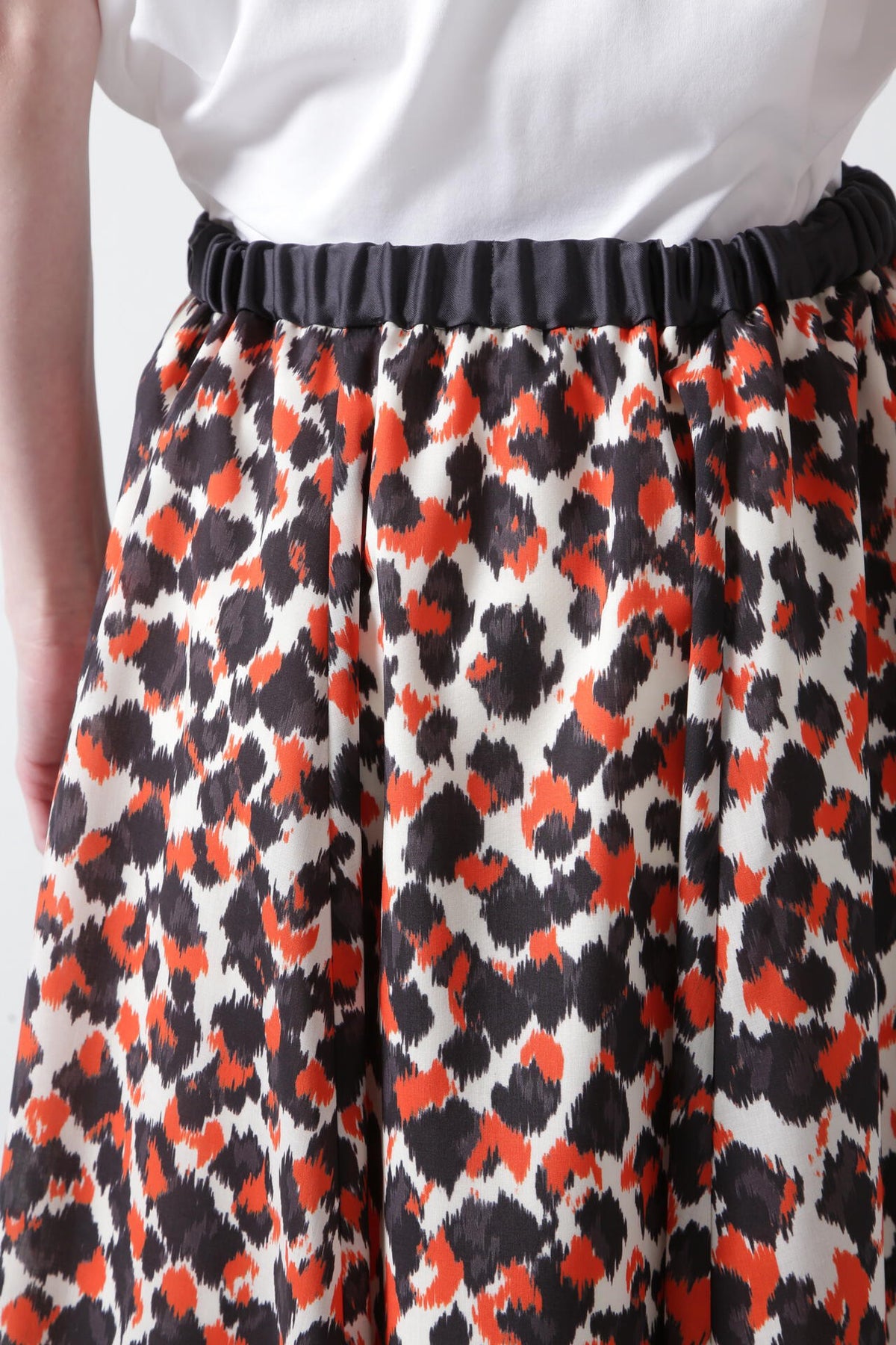 Printed Flare Skirt