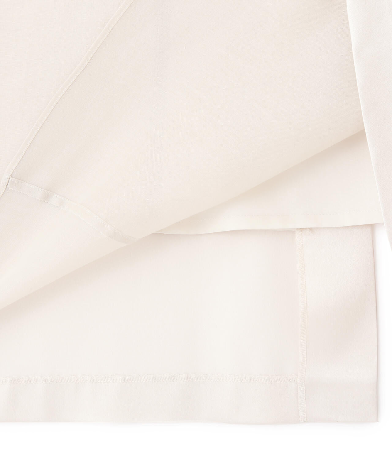 Sheer Satin Combi Skirt