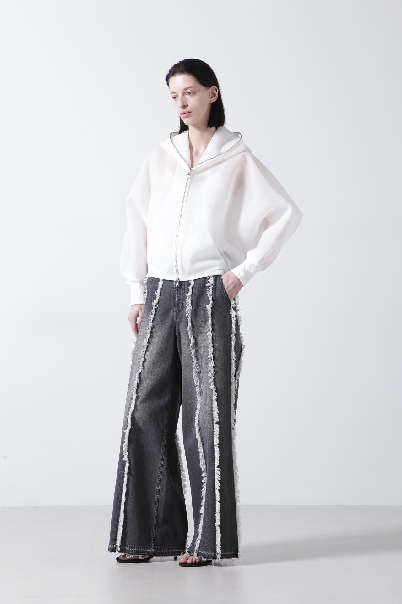【TV着用】Fringe Combination Denim