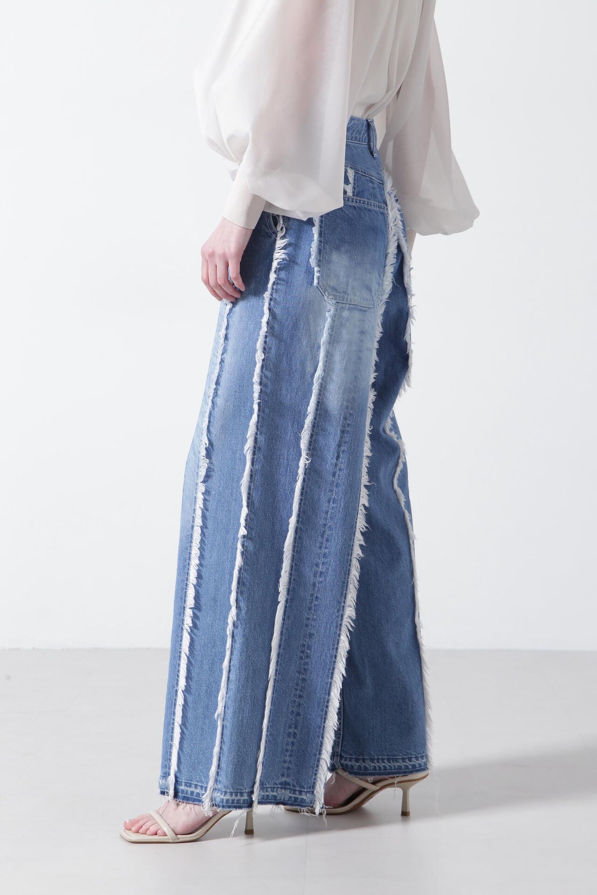 【TV着用】Fringe Combination Denim