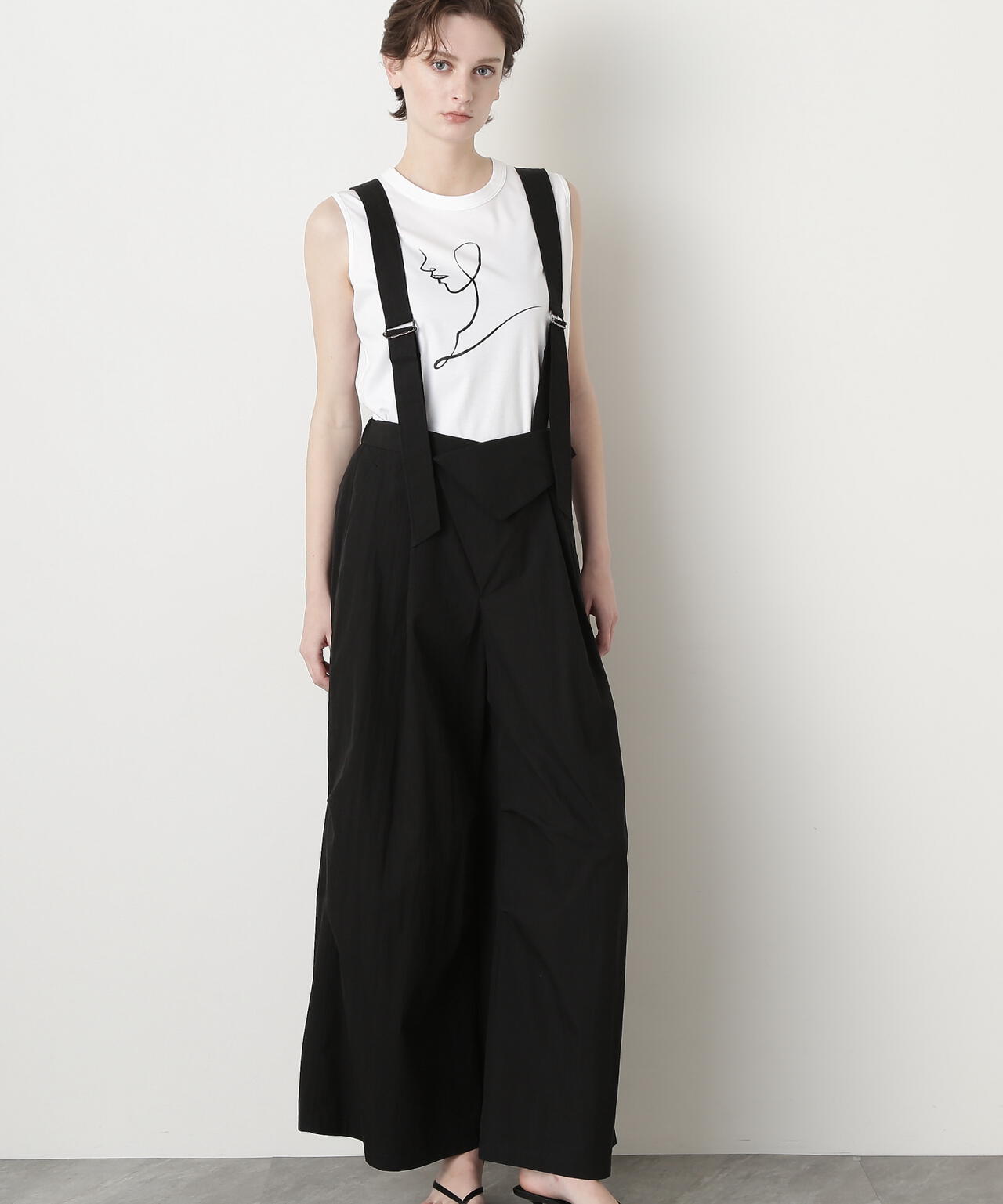 Suspender Wide Pants