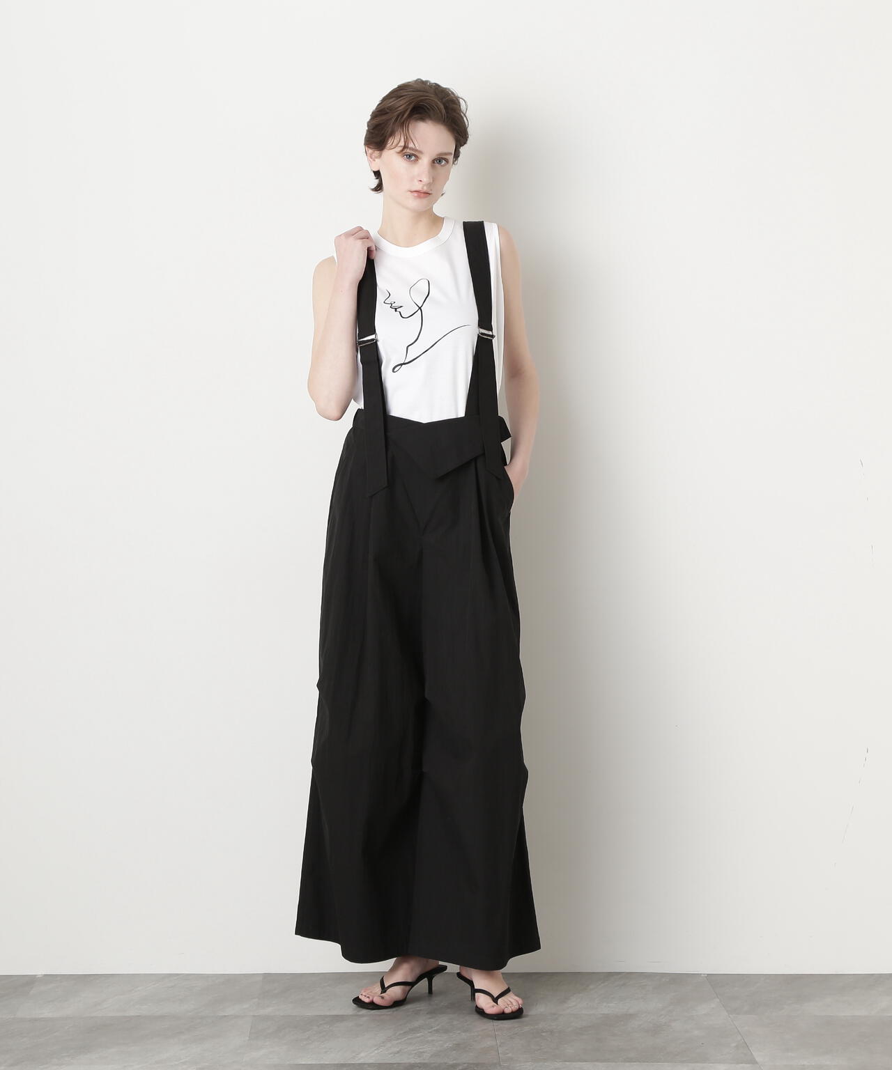 Suspender Wide Pants