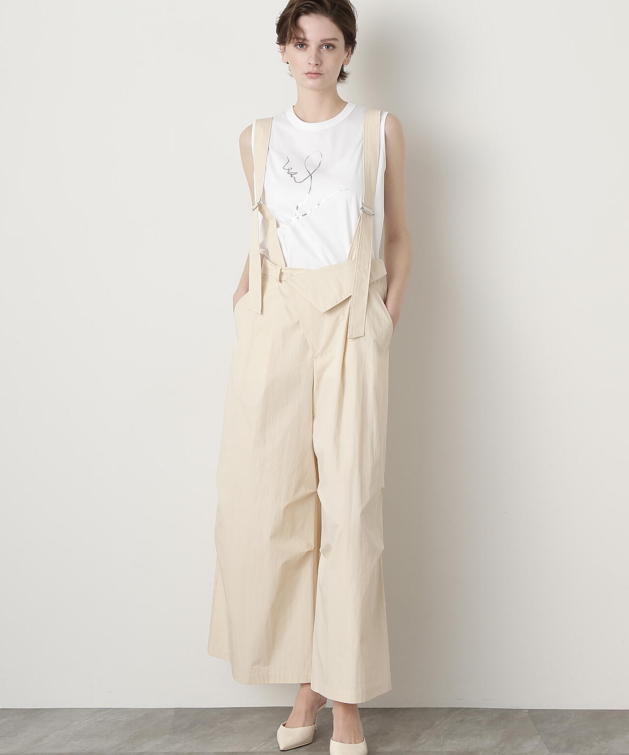 Suspender Wide Pants