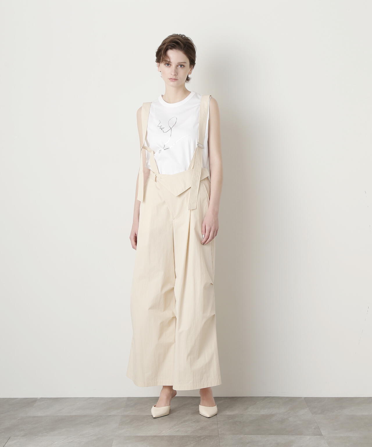 Suspender Wide Pants