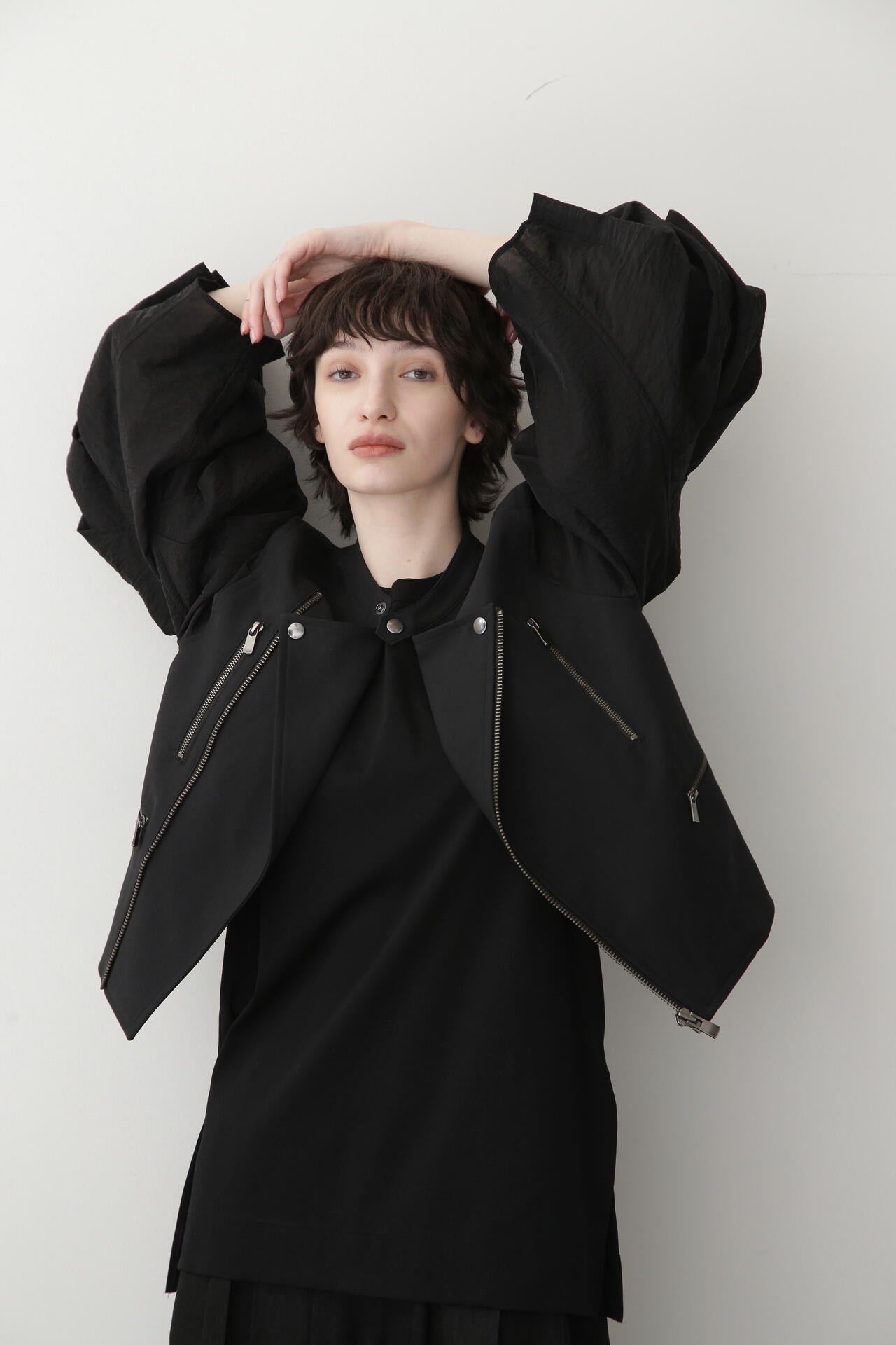 Sheer Sleeve Riders Jacket