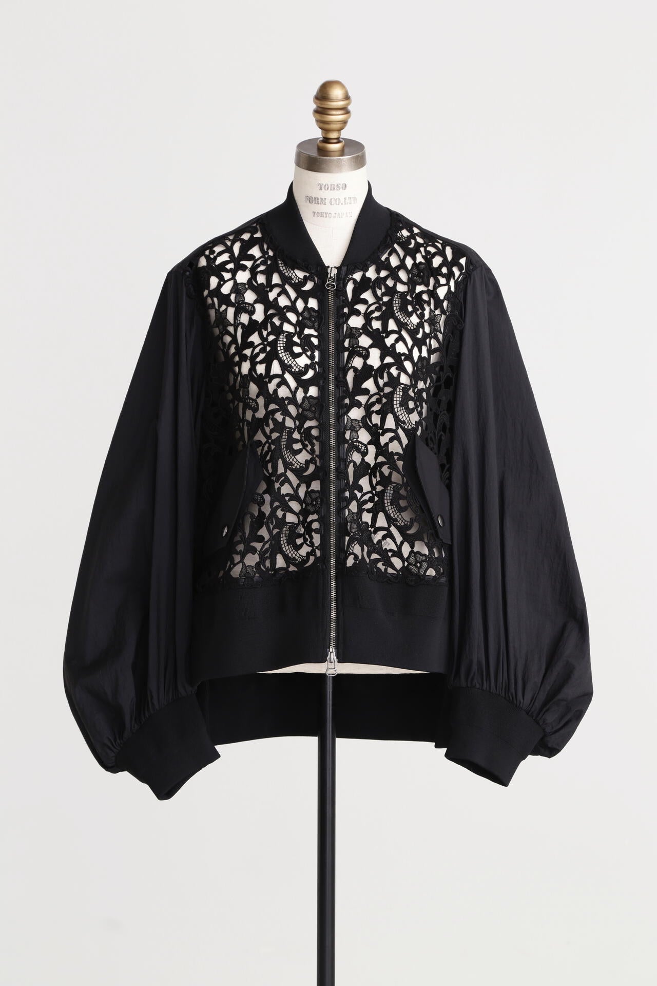 Lace Combi Sheer Sleeve MA-1