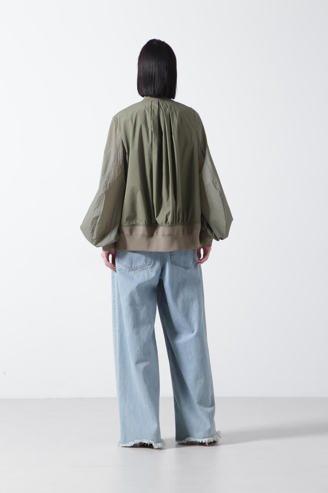 Lace Combi Sheer Sleeve MA-1