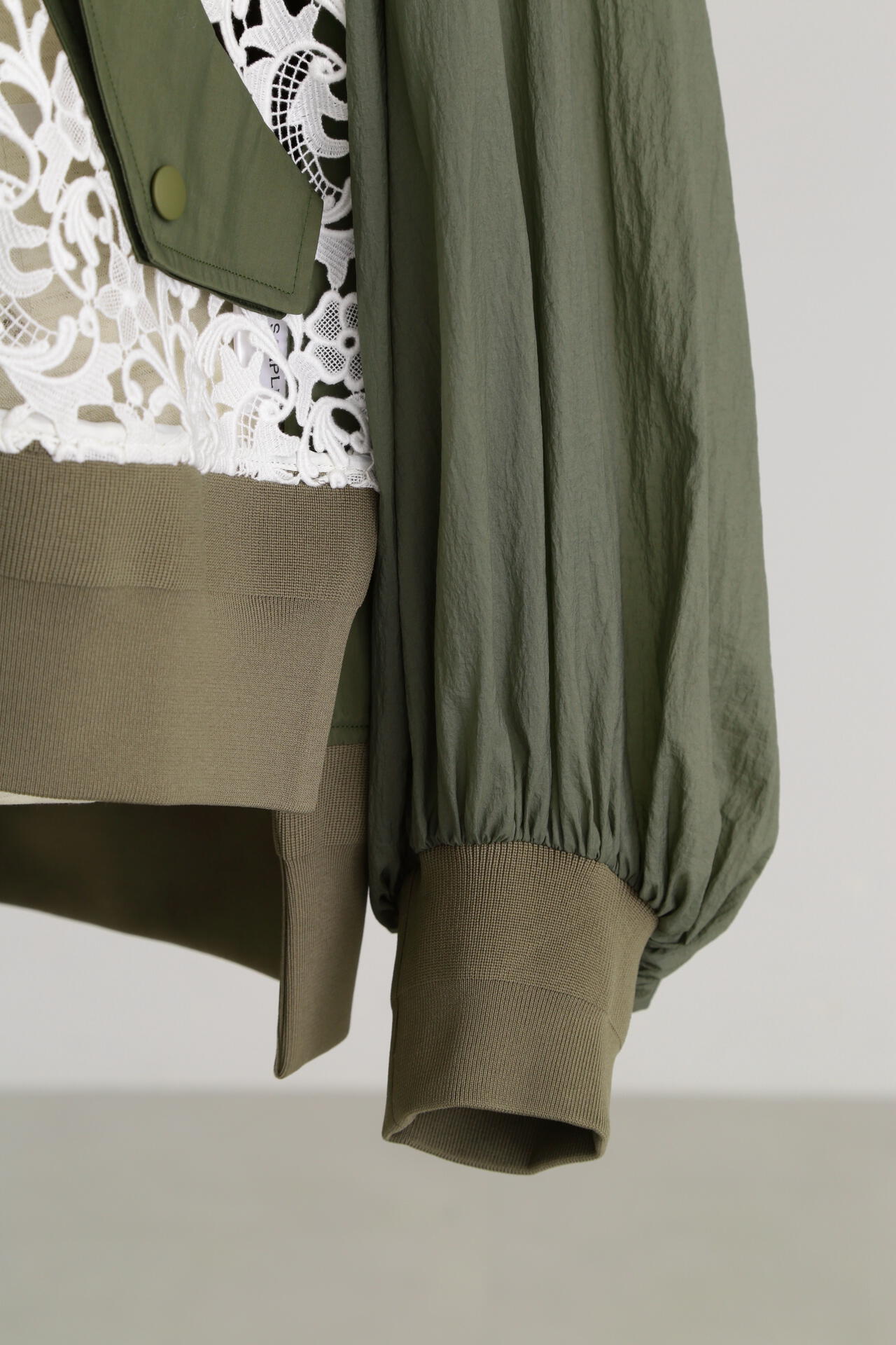 Lace Combi Sheer Sleeve MA-1