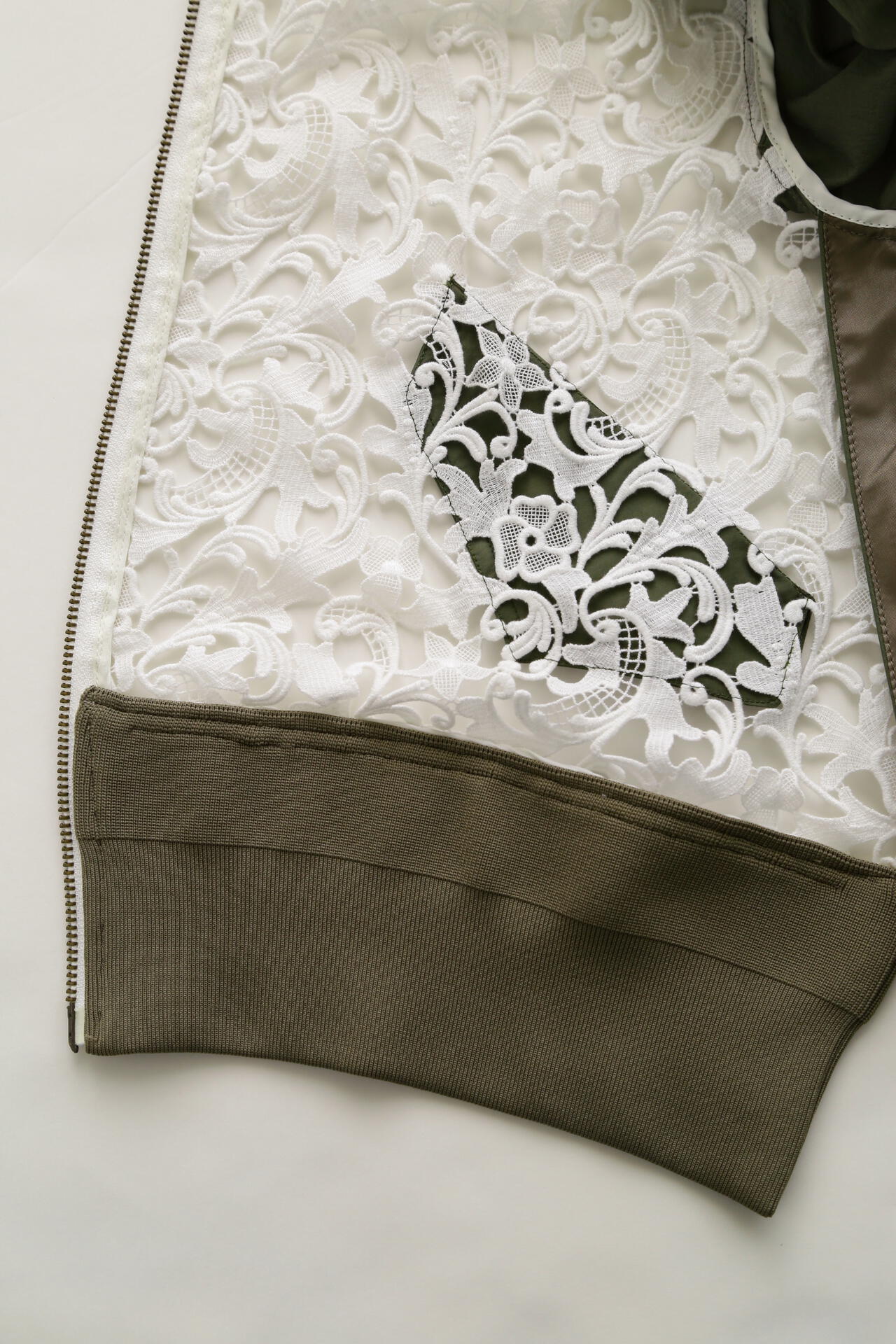 Lace Combi Sheer Sleeve MA-1