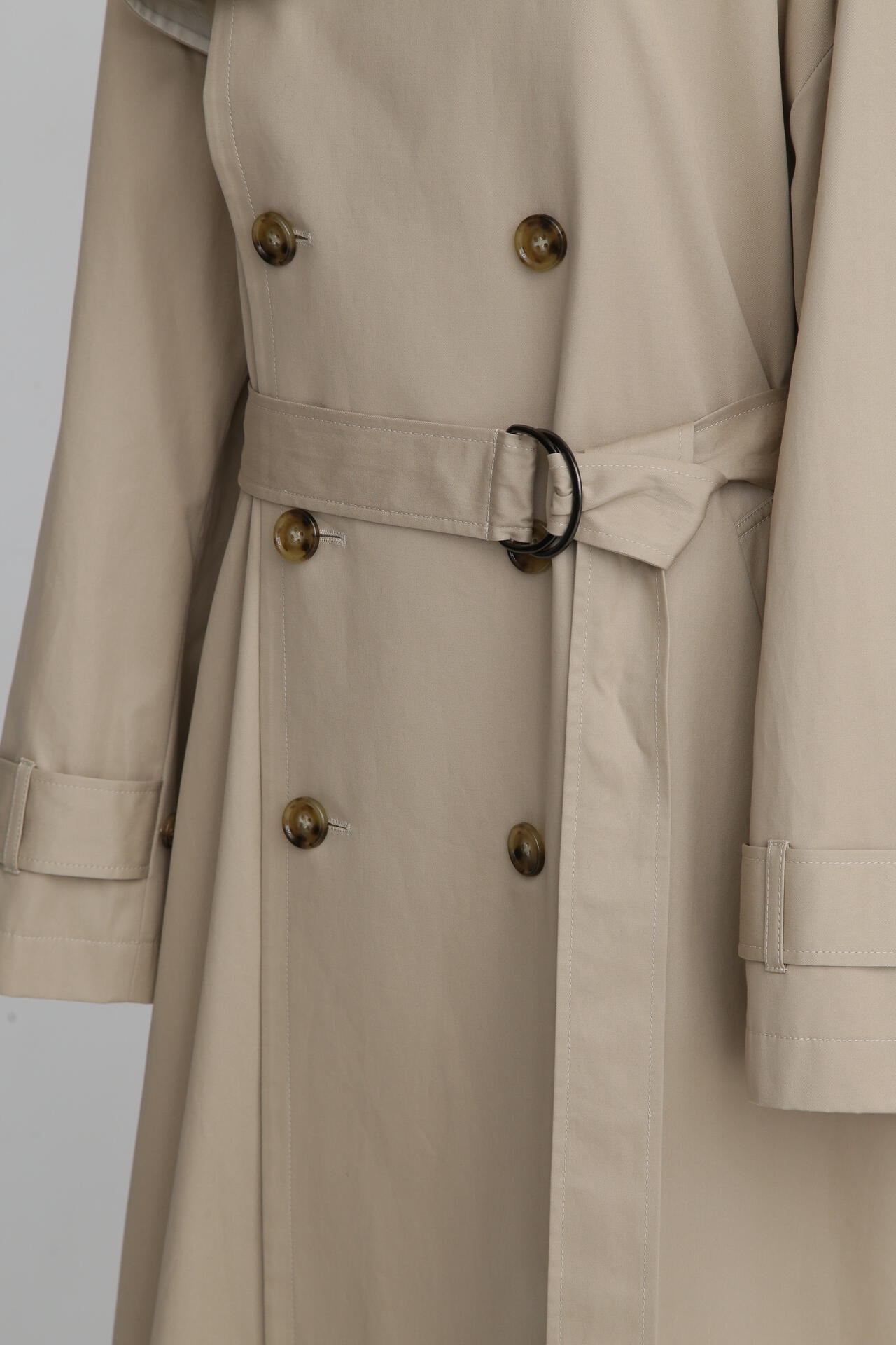 Back Printed Trench Coat