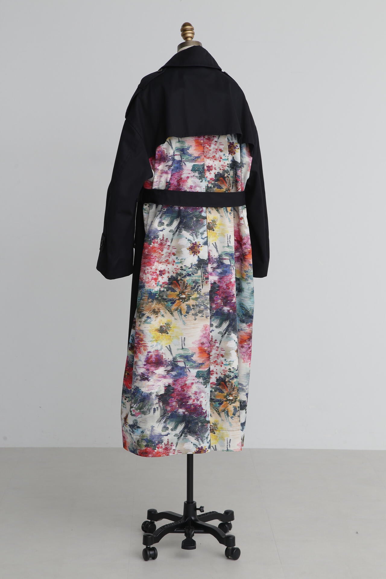 Back Printed Trench Coat