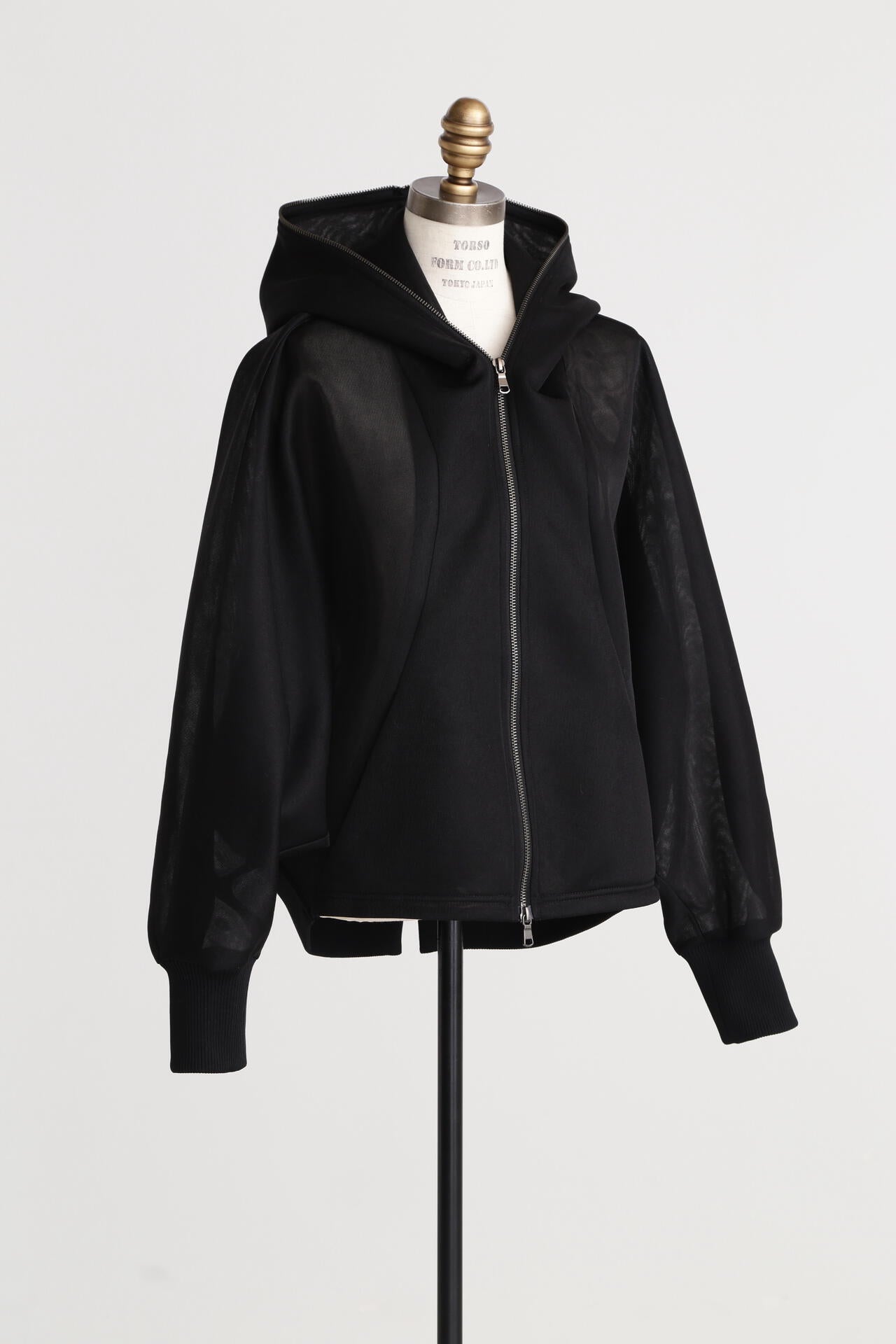 Sheer Doubleknit Hoody