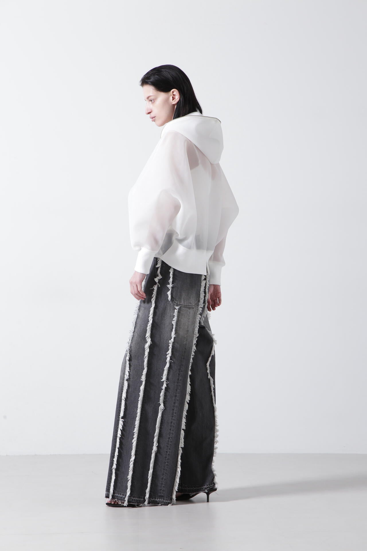 Sheer Doubleknit Hoody