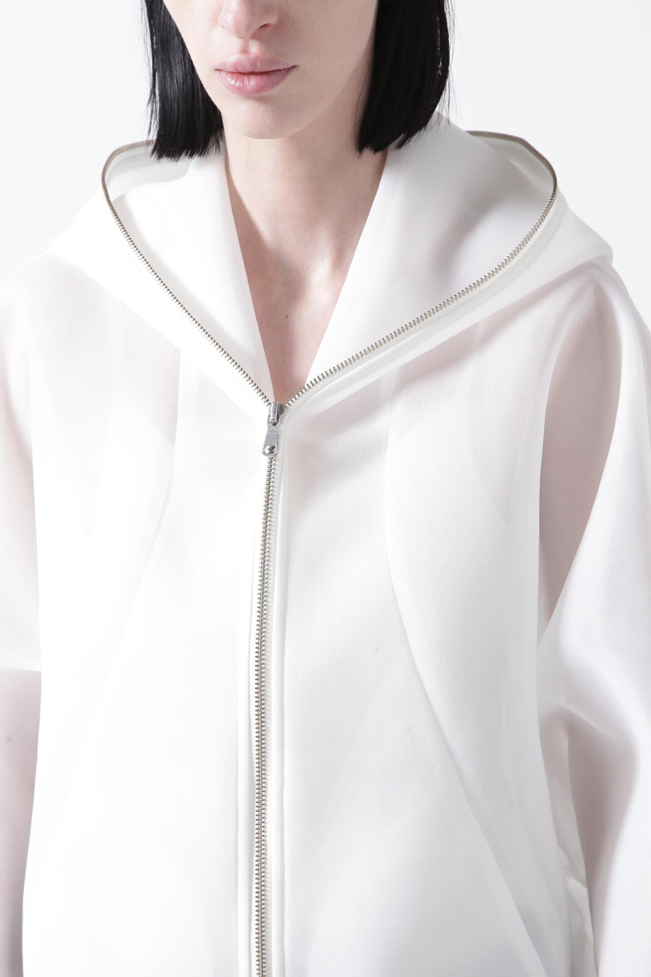 Sheer Doubleknit Hoody