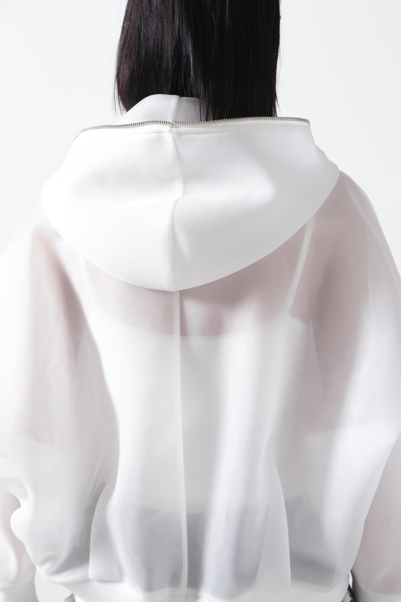 Sheer Doubleknit Hoody