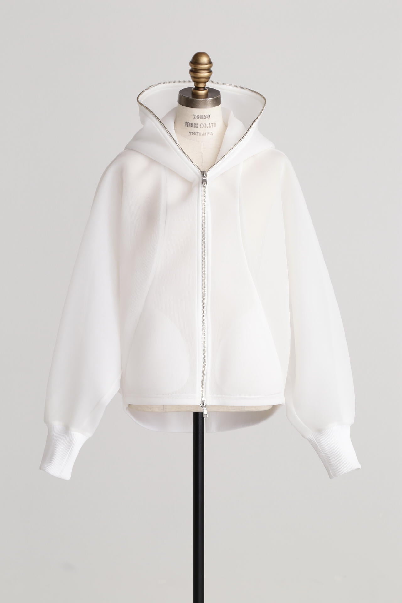 Sheer Doubleknit Hoody