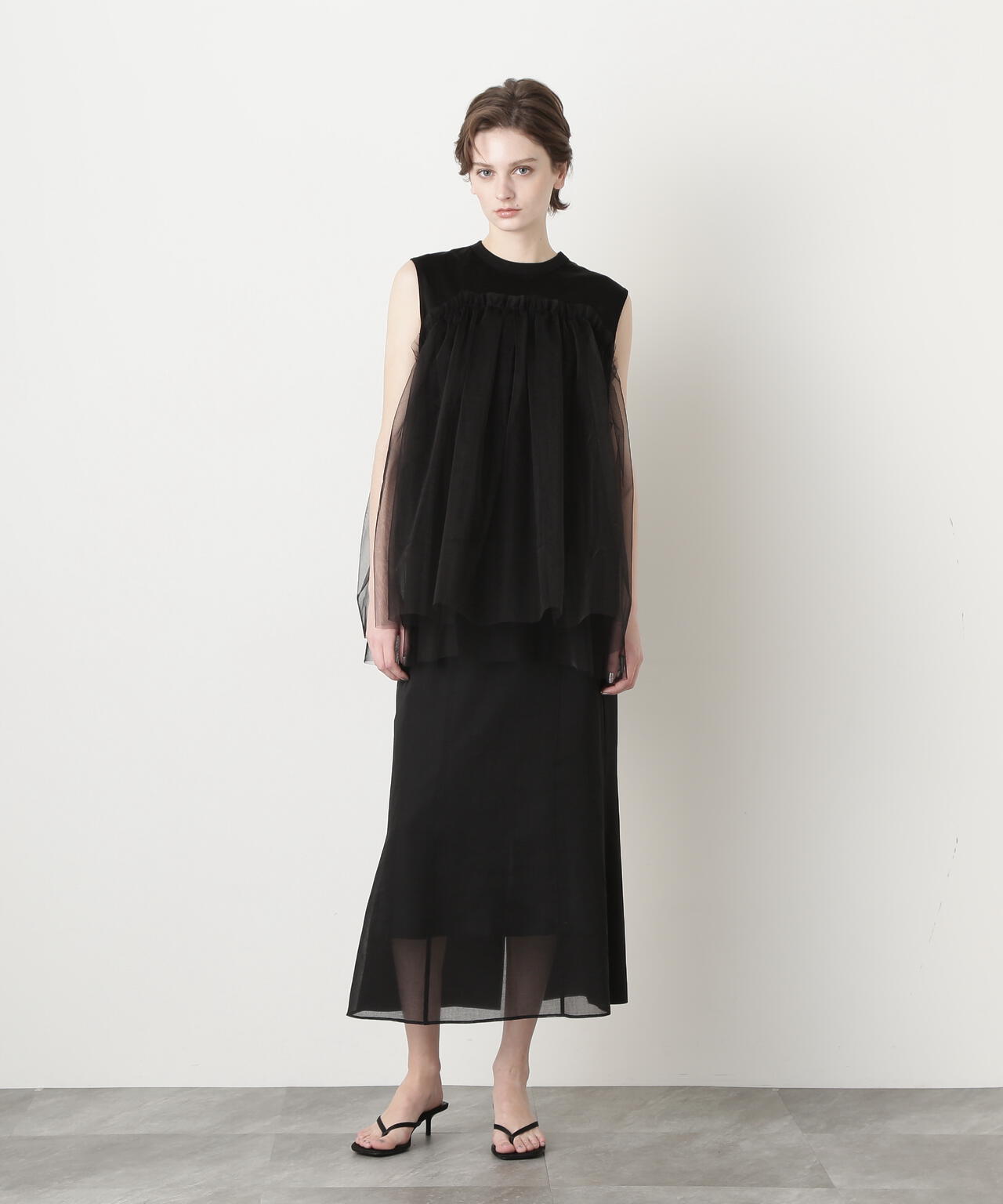 【STORY 8月号掲載商品】Tulle Combination Tops