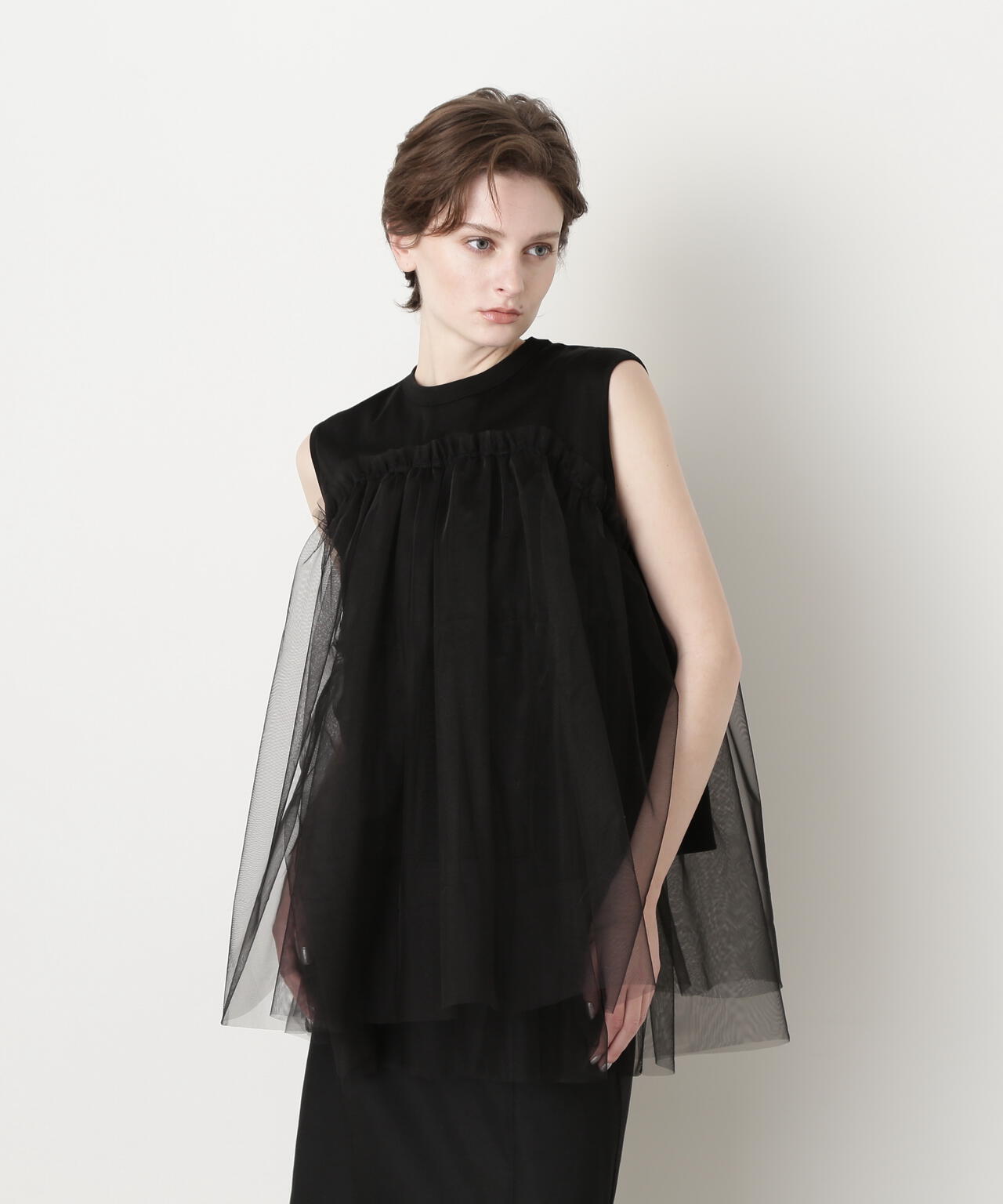 【STORY 8月号掲載商品】Tulle Combination Tops