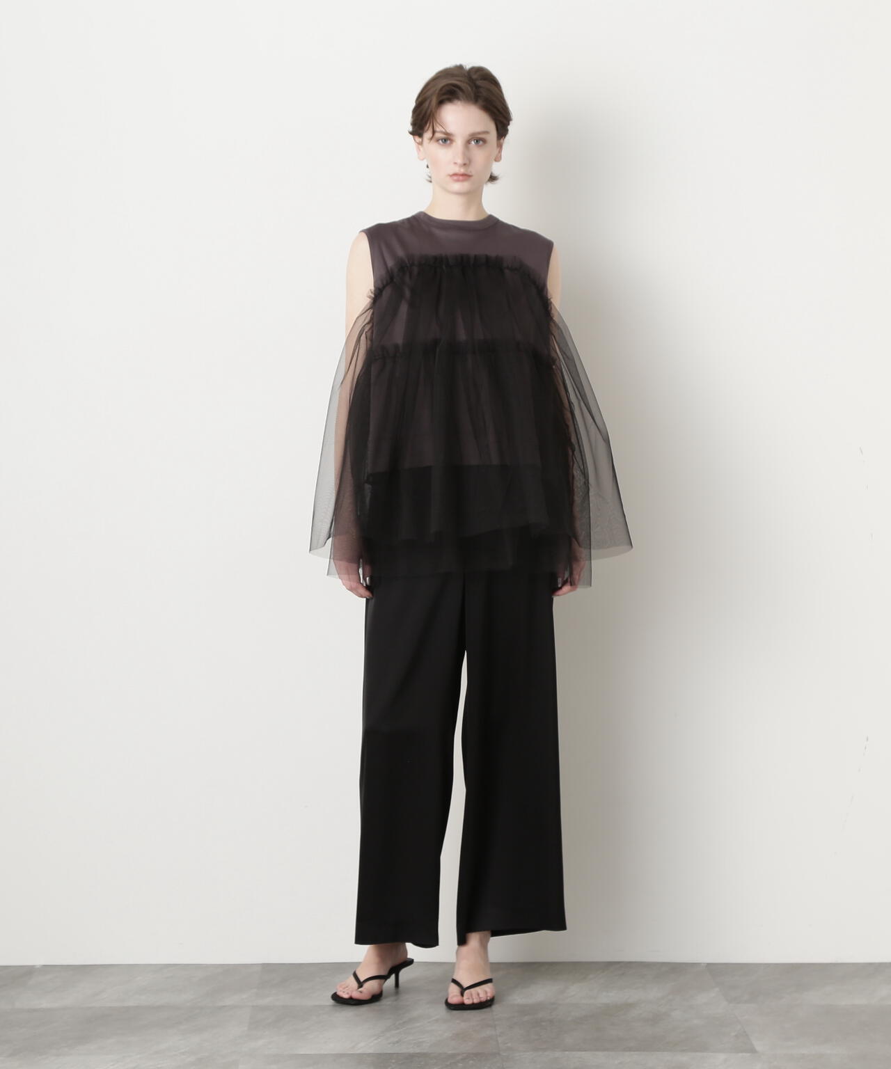 【STORY 8月号掲載商品】Tulle Combination Tops