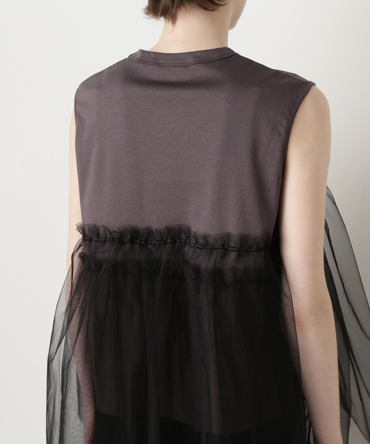【STORY 8月号掲載商品】Tulle Combination Tops