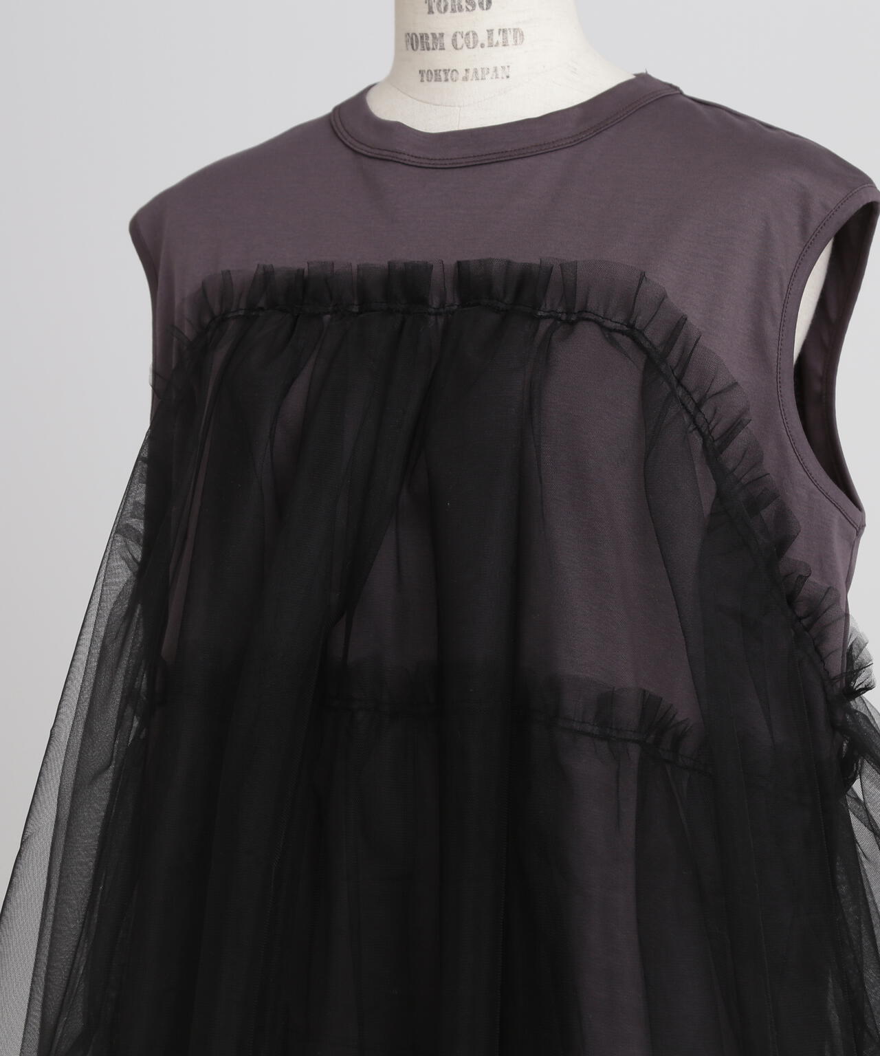 【STORY 8月号掲載商品】Tulle Combination Tops