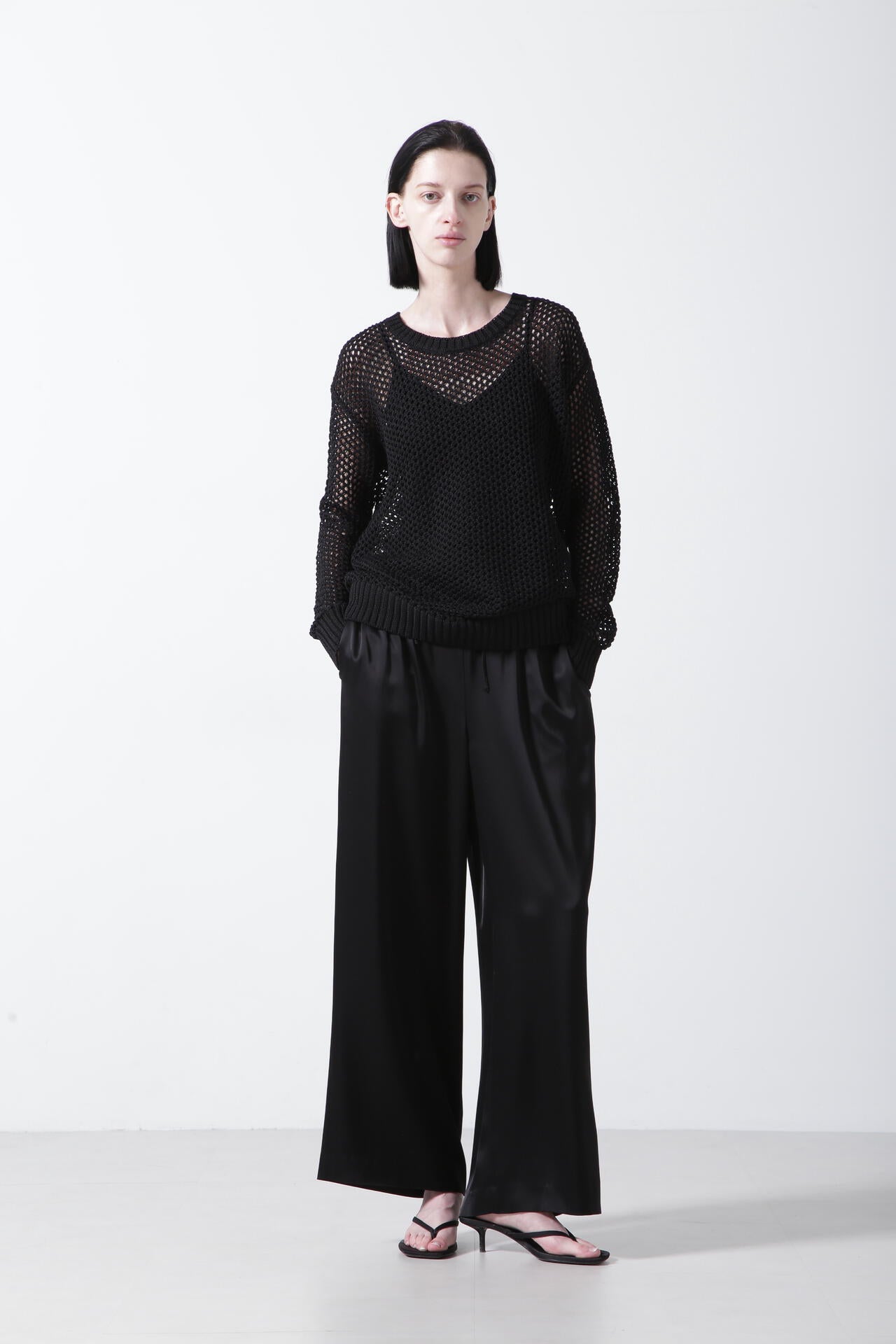 【TV着用】Gima Cotton Mesh Knit
