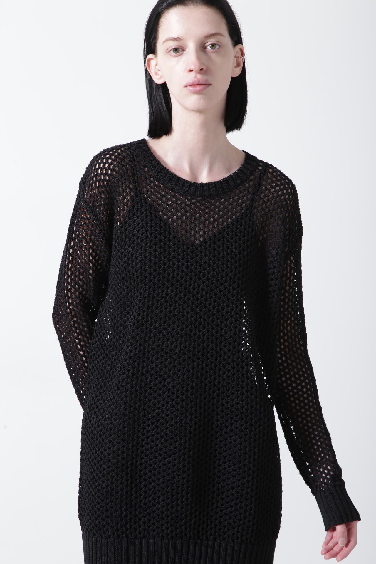 【TV着用】Gima Cotton Mesh Knit