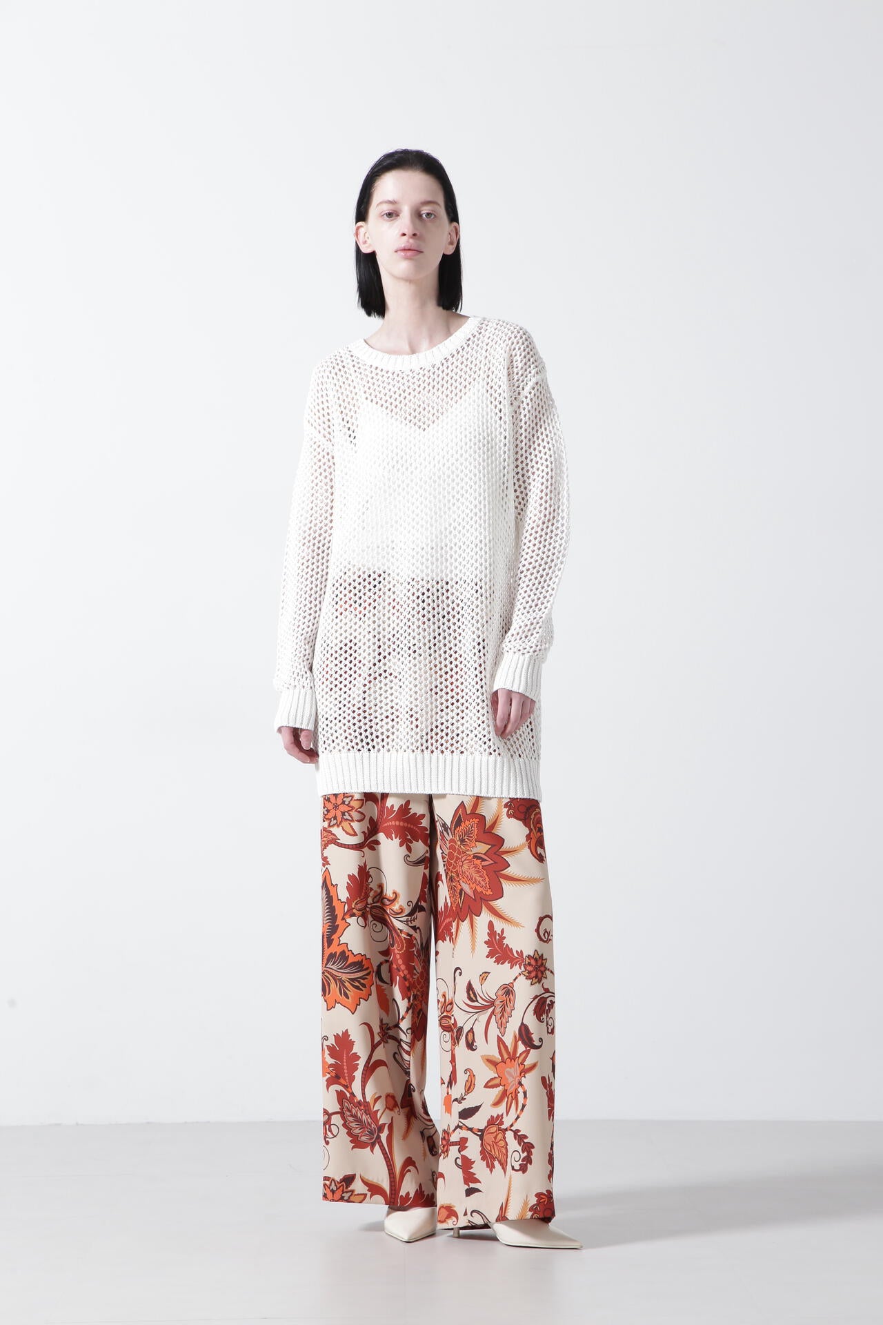 【TV着用】Gima Cotton Mesh Knit