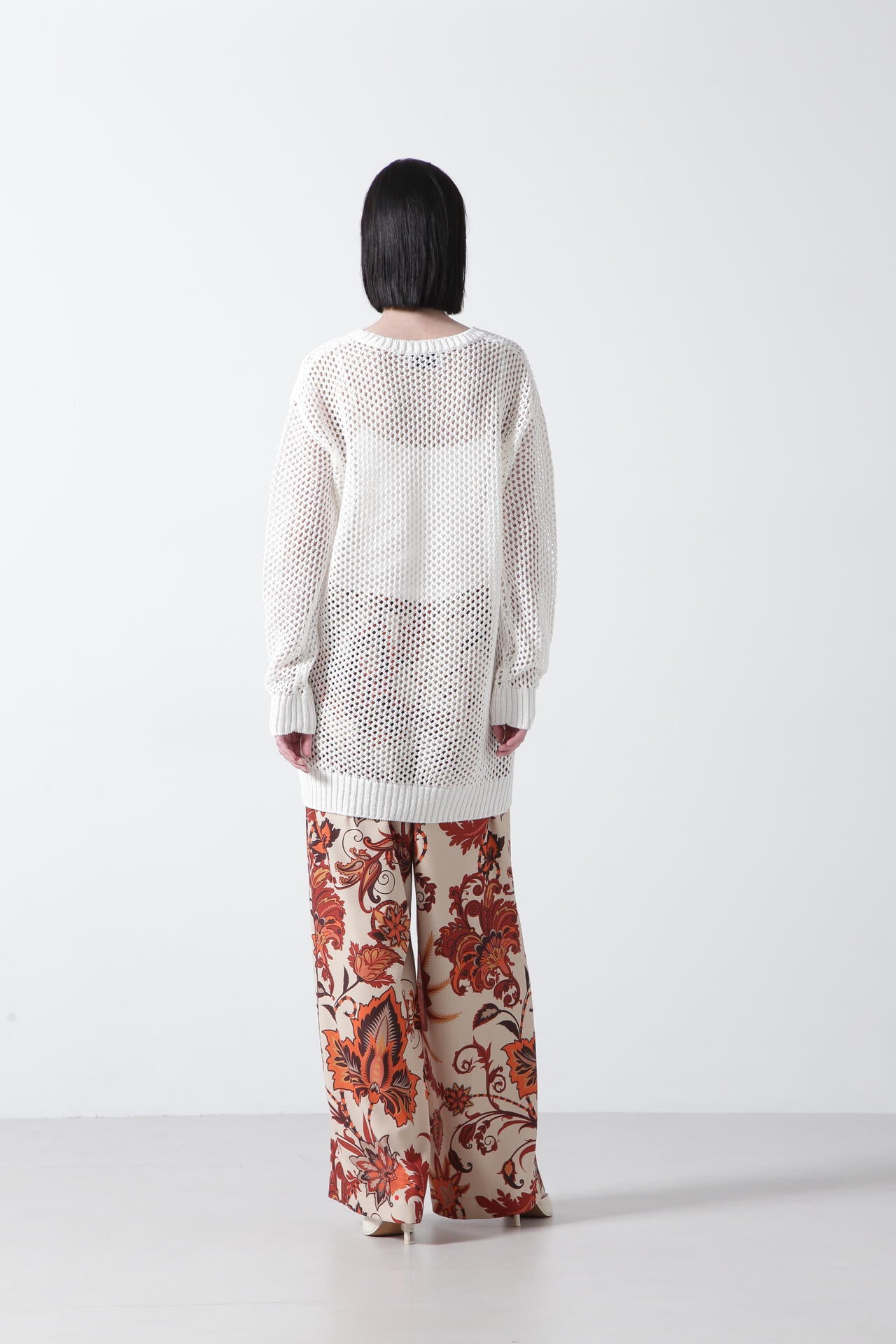 【TV着用】Gima Cotton Mesh Knit