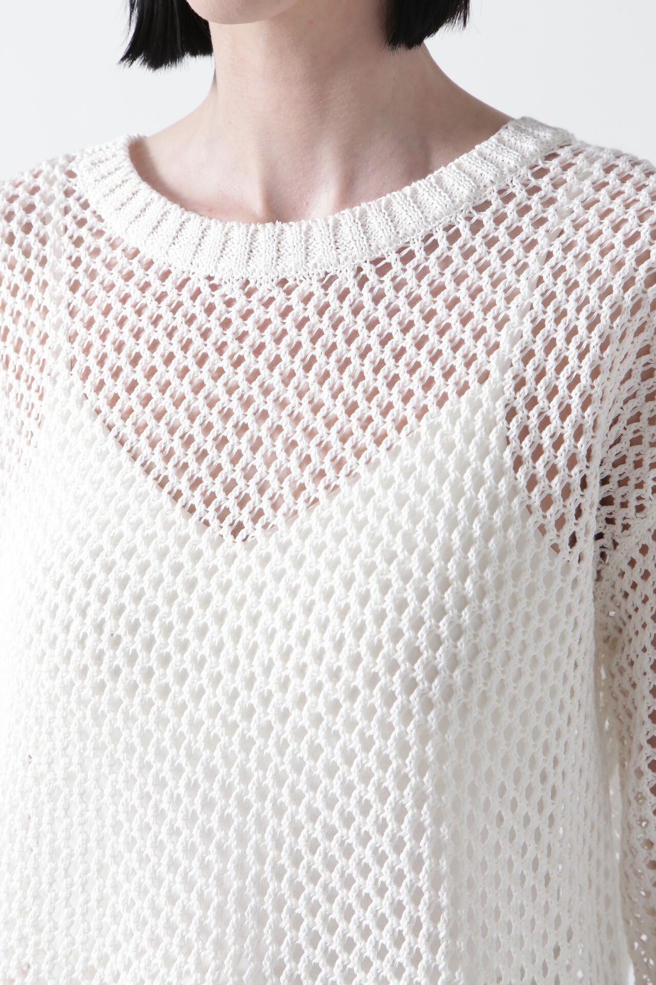 【TV着用】Gima Cotton Mesh Knit