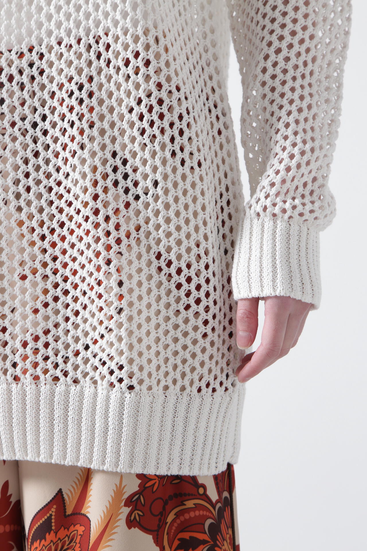 【TV着用】Gima Cotton Mesh Knit